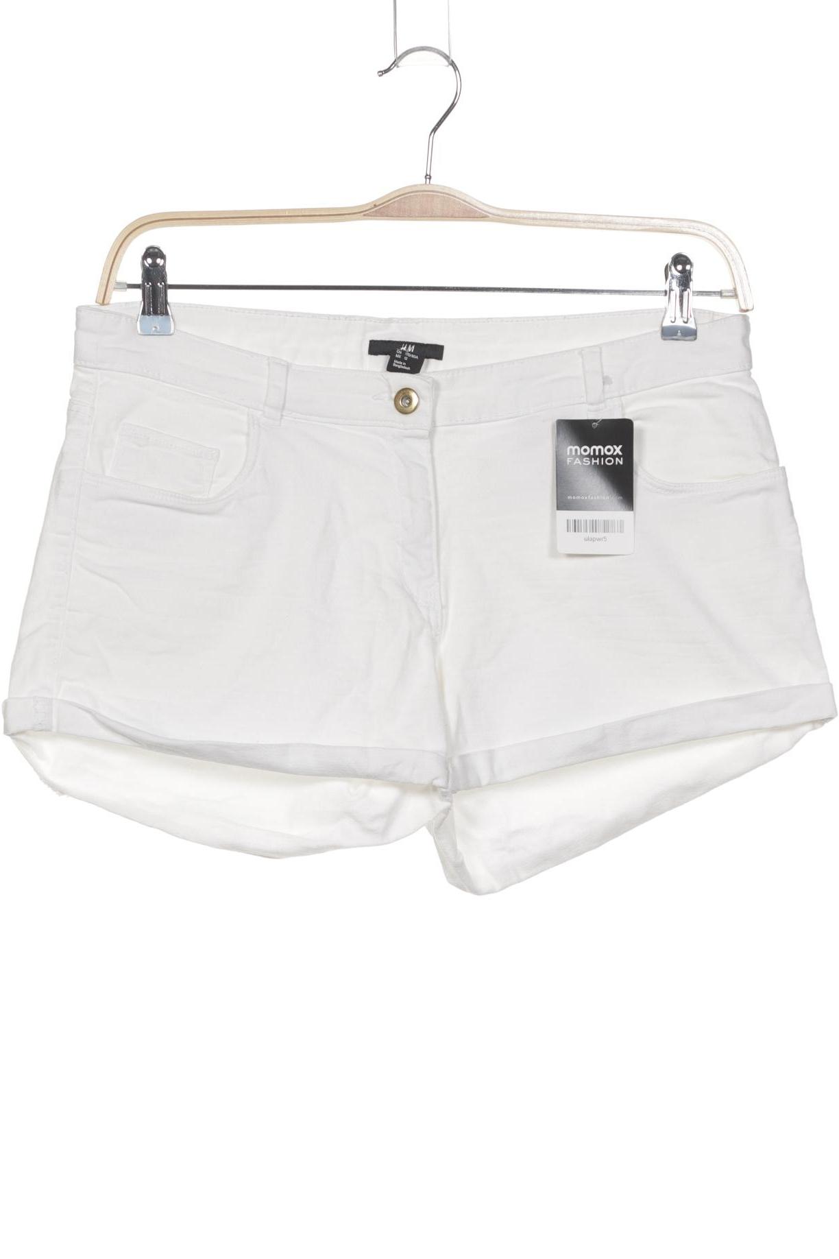 

H&M Damen Shorts, weiß, Gr. 42