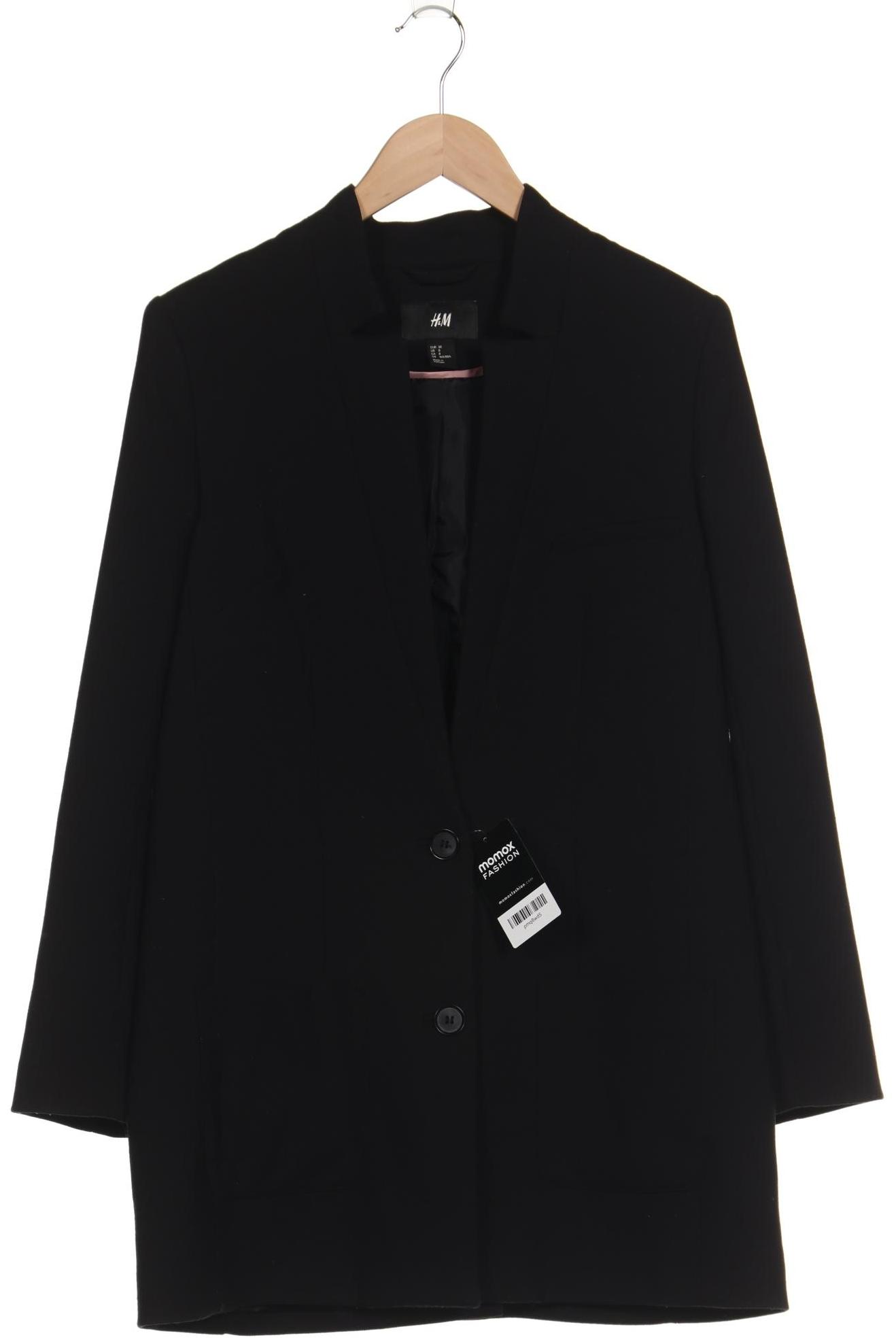

H&M Damen Blazer, schwarz, Gr. 38