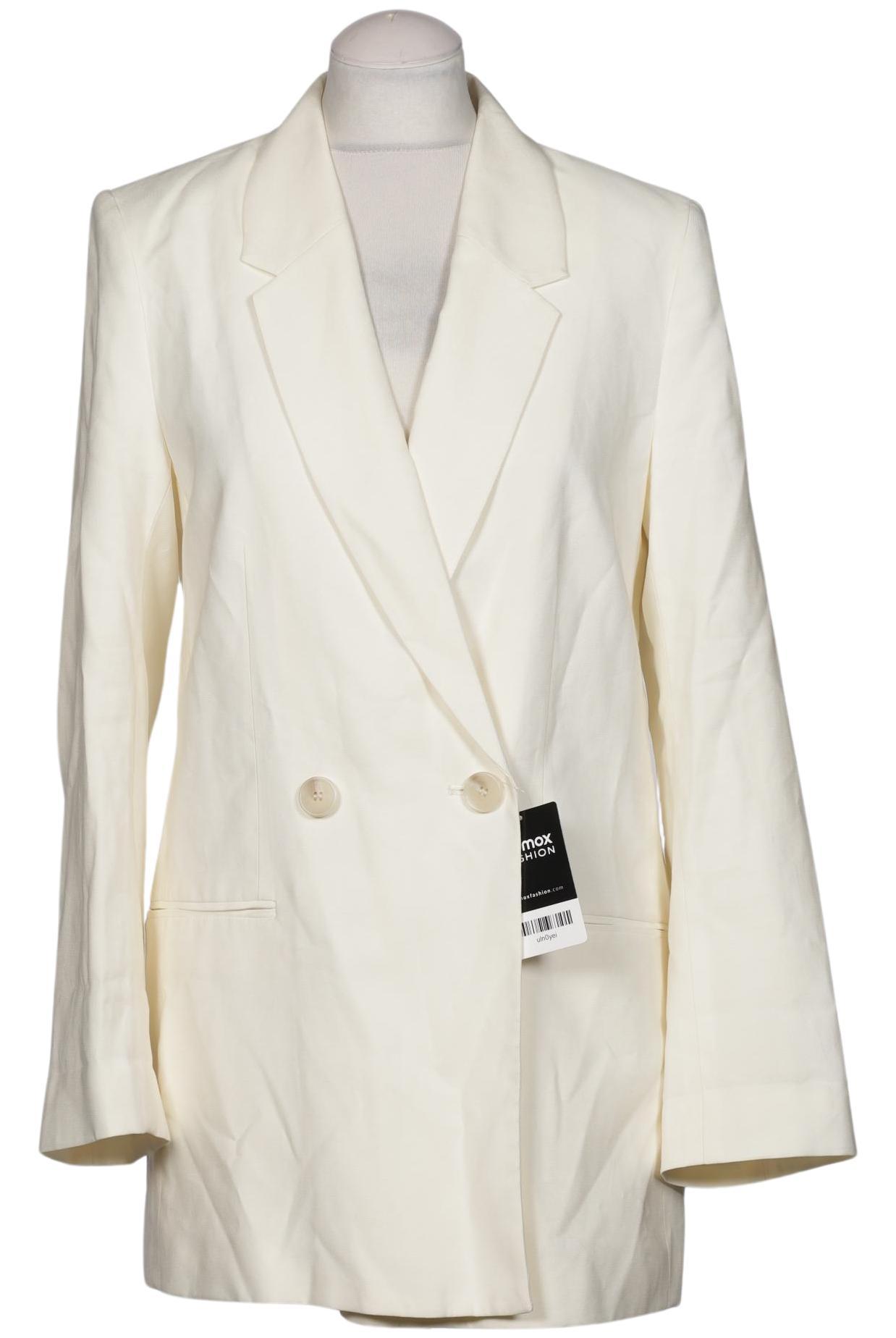 

H&M Damen Blazer, cremeweiß, Gr. 34