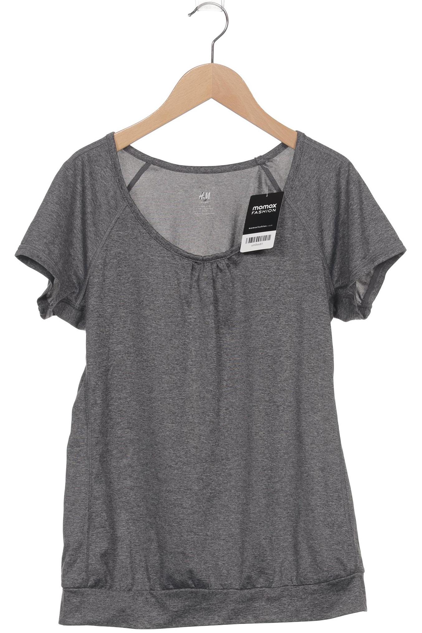 

H&M Damen T-Shirt, grau, Gr. 38