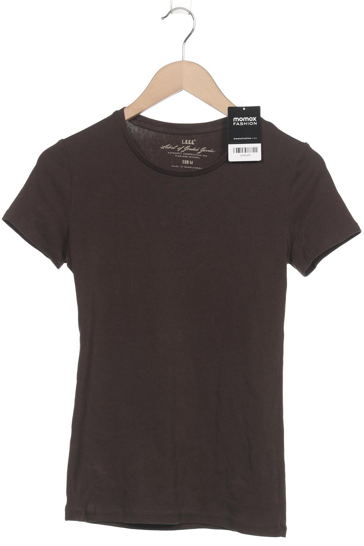 

H&M Damen T-Shirt, braun, Gr. 38