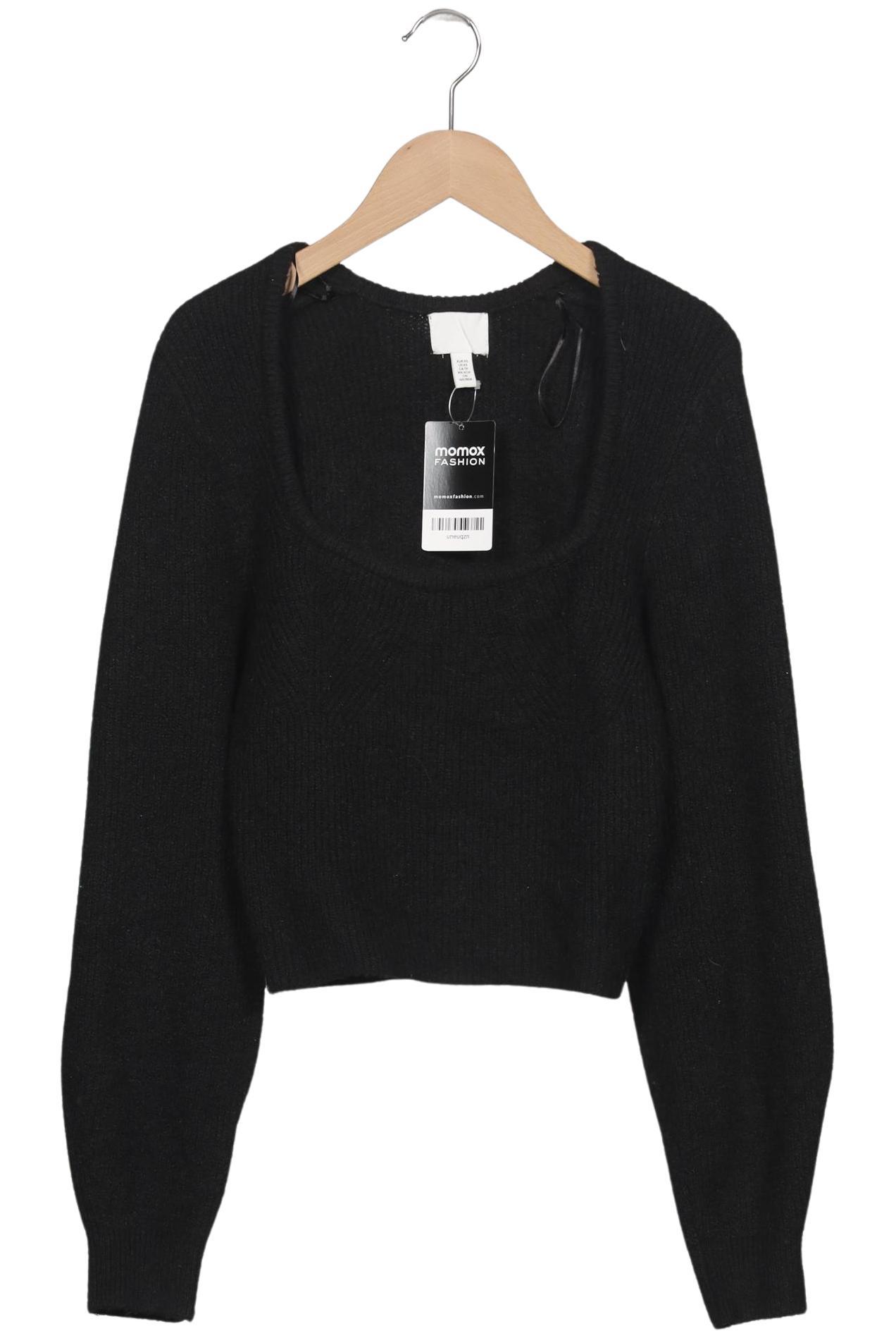 

H&M Damen Pullover, schwarz, Gr. 34