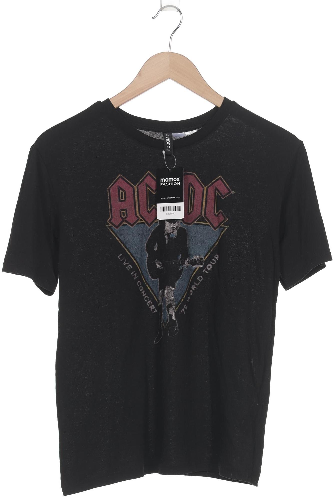 

H&M Damen T-Shirt, schwarz, Gr. 36