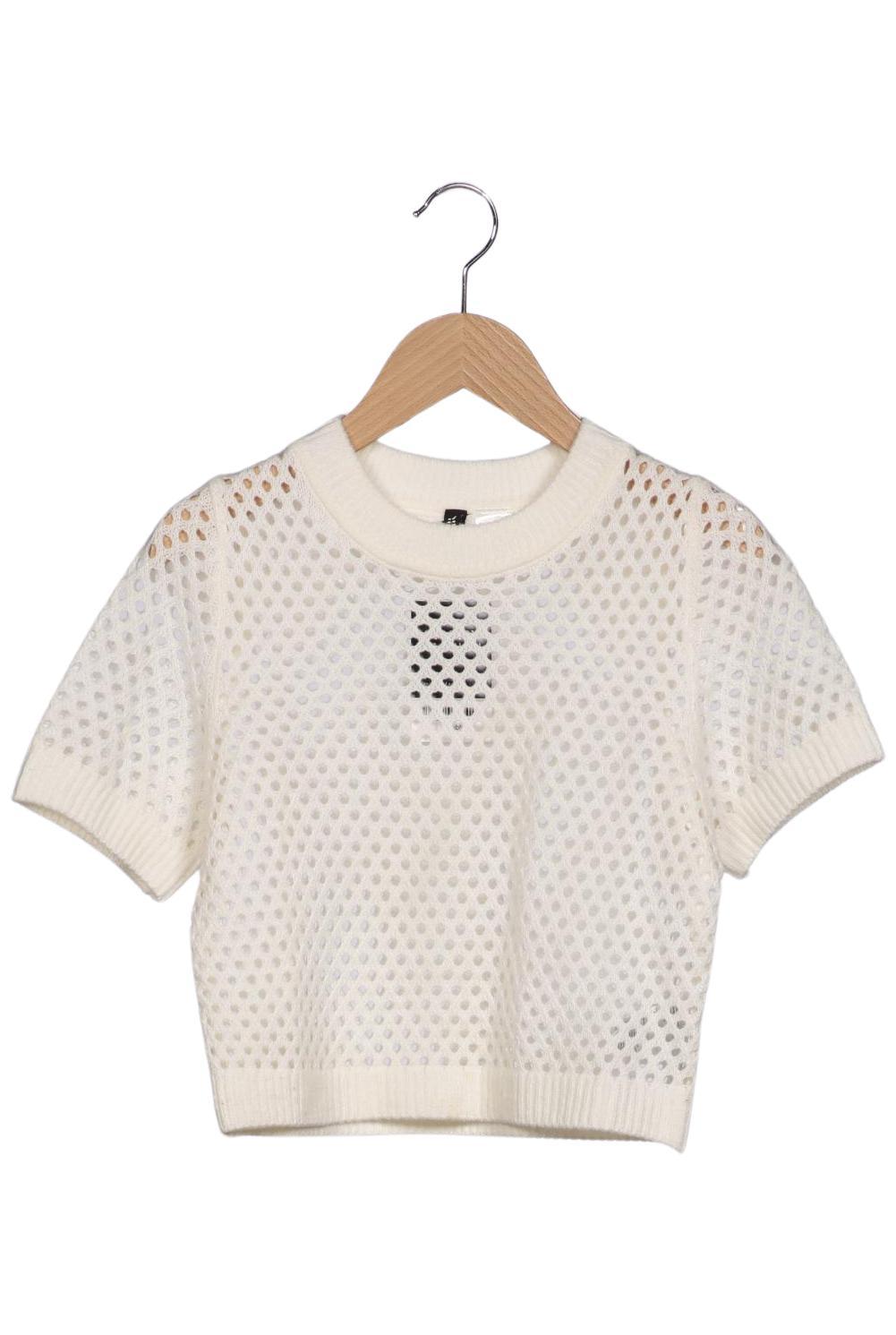 

H&M Damen Pullover, cremeweiß, Gr. 34