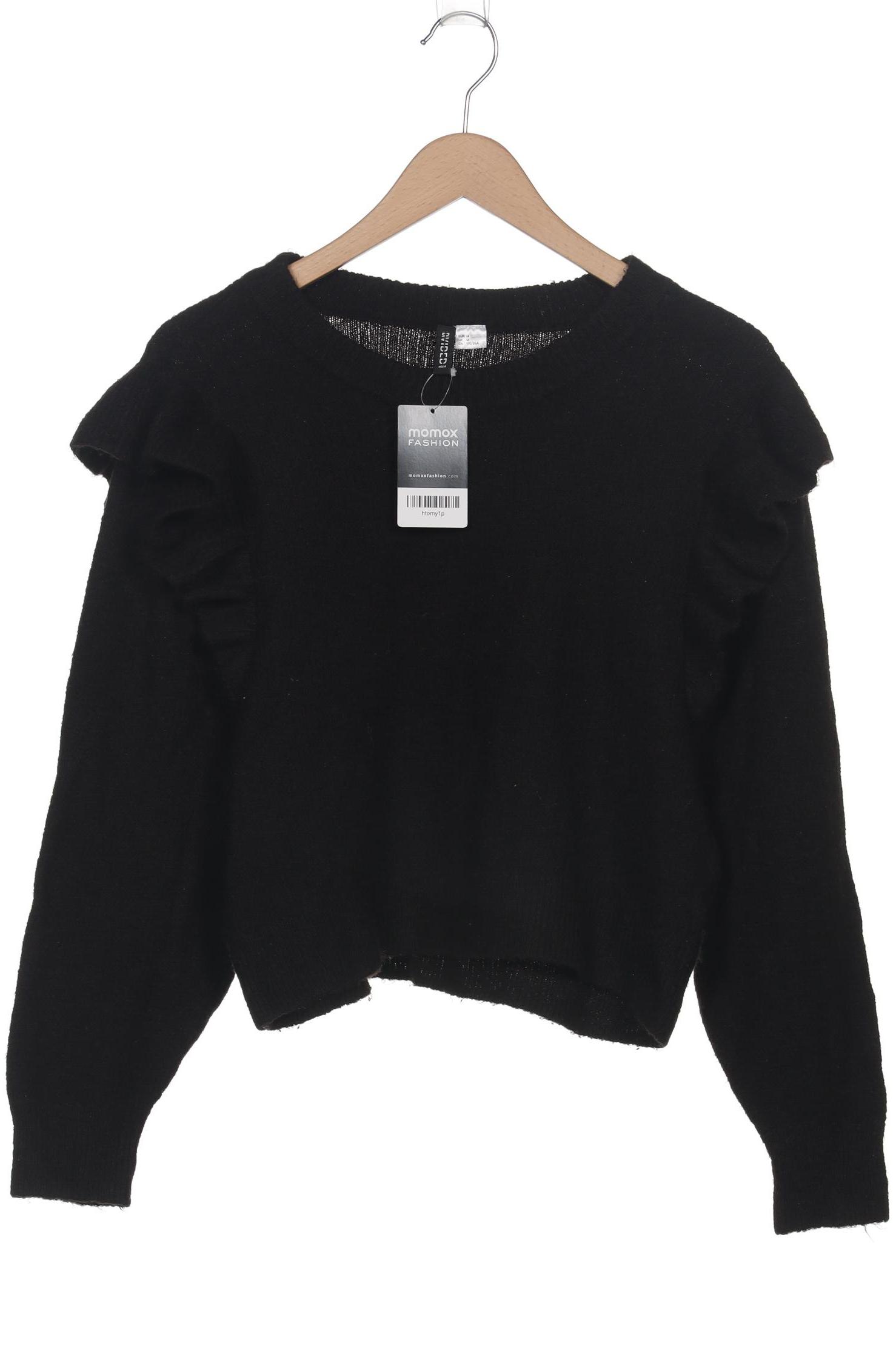 

H&M Damen Pullover, schwarz, Gr. 38