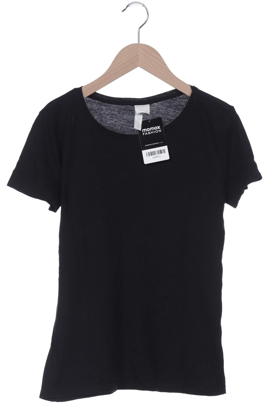 

H&M Damen T-Shirt, schwarz, Gr. 38