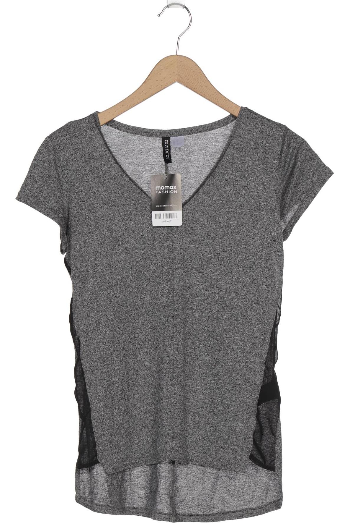 

H&M Damen T-Shirt, grau, Gr. 34