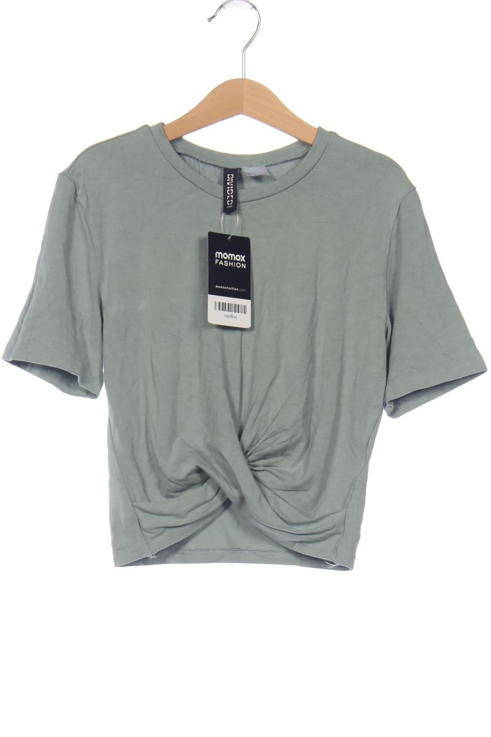 

H&M Damen T-Shirt, türkis, Gr. 34