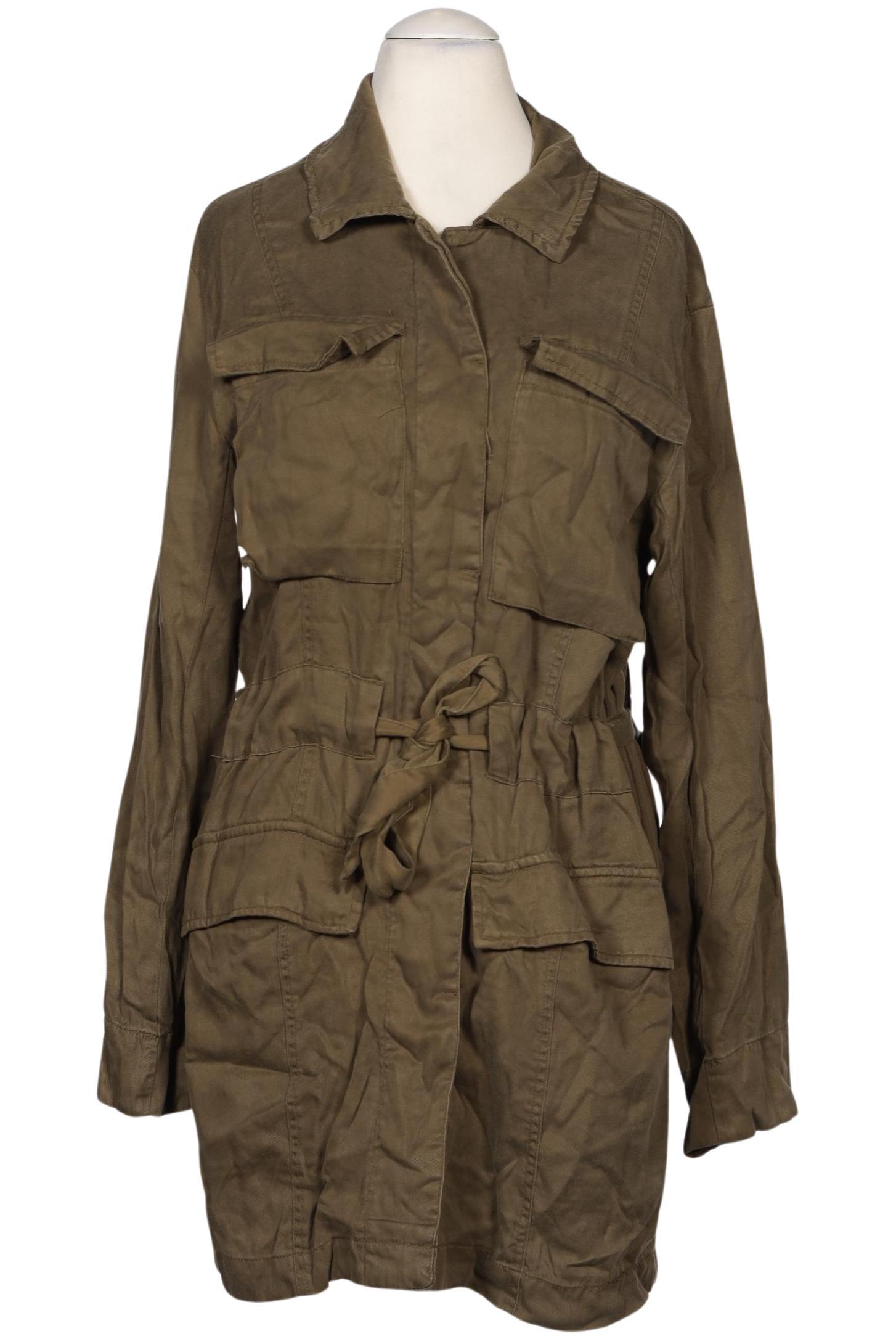 

H&M Damen Mantel, grün, Gr. 36