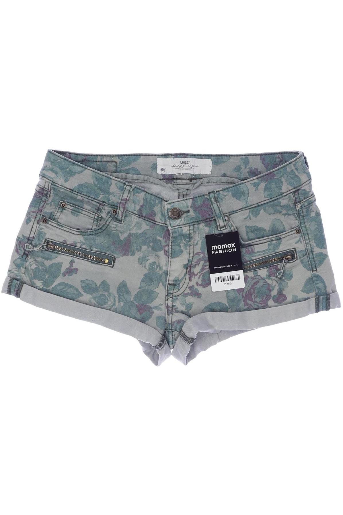 

H&M Damen Shorts, türkis, Gr. 32