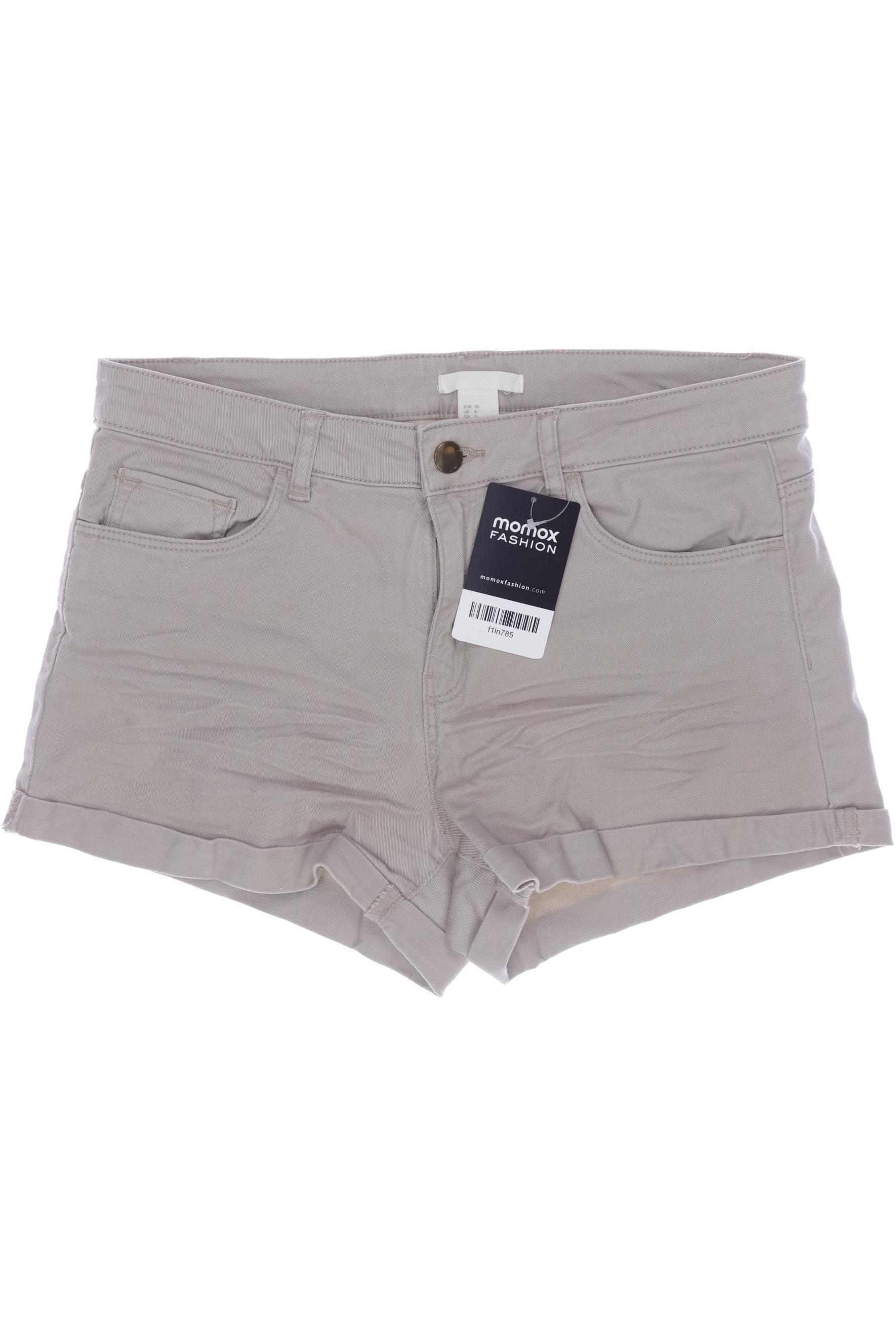 

H&M Damen Shorts, beige, Gr. 36