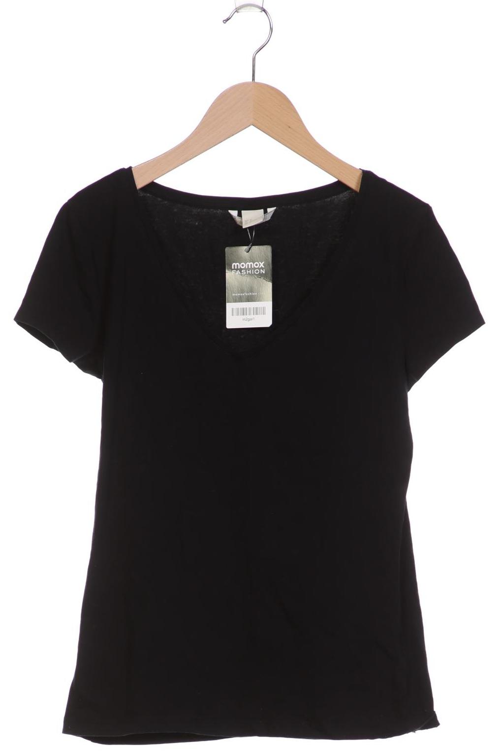 

H&M Damen T-Shirt, schwarz, Gr. 38