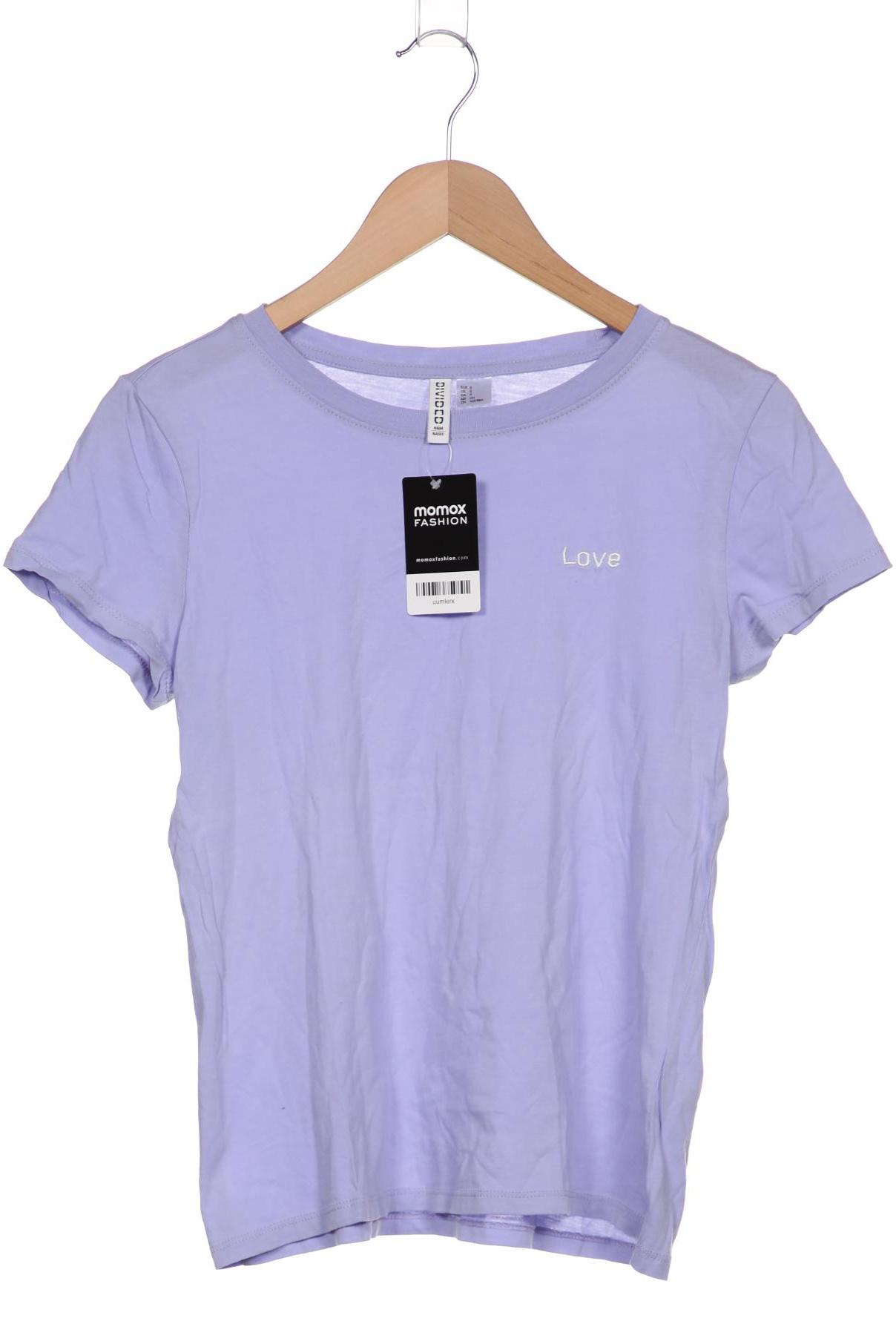 

H&M Damen T-Shirt, flieder