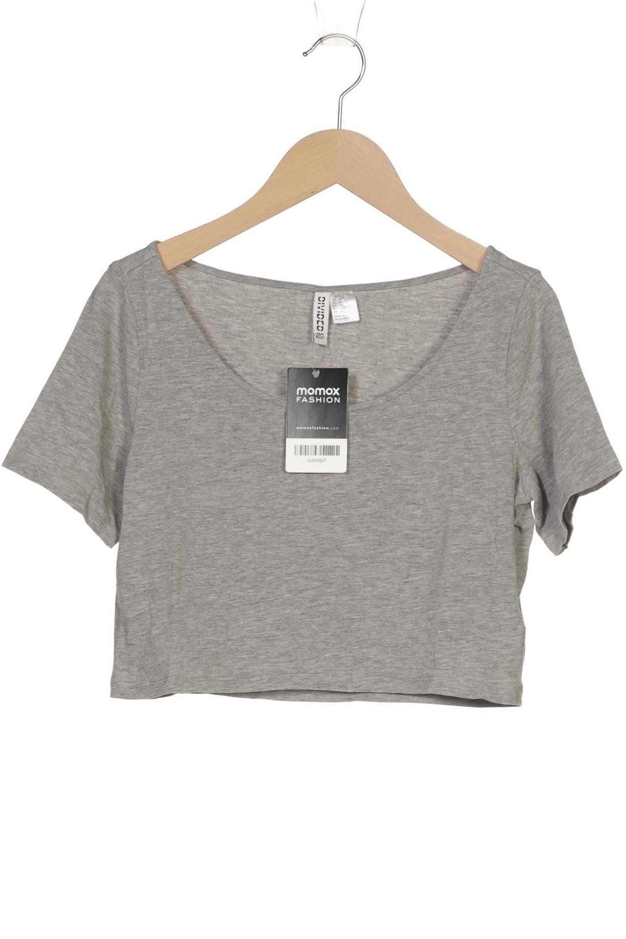 

H&M Damen T-Shirt, grau, Gr. 38