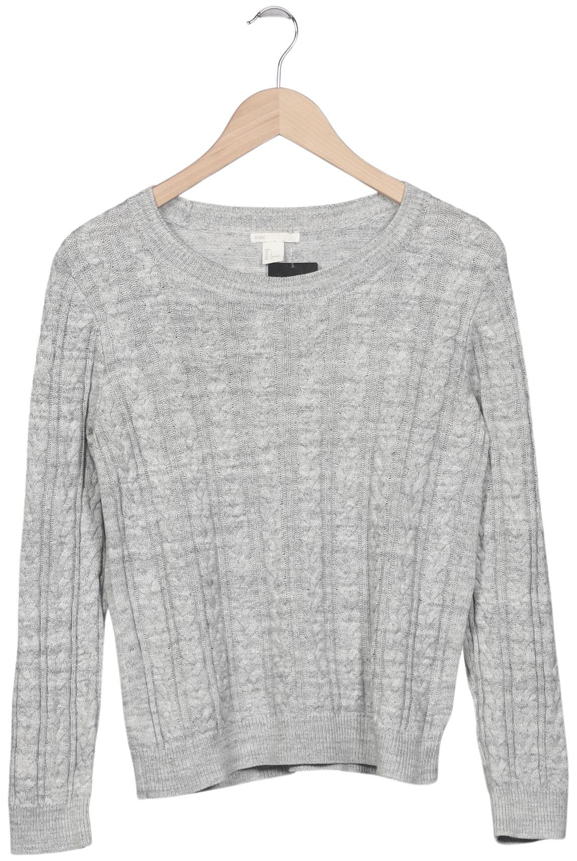 

H&M Damen Pullover, grau, Gr. 42