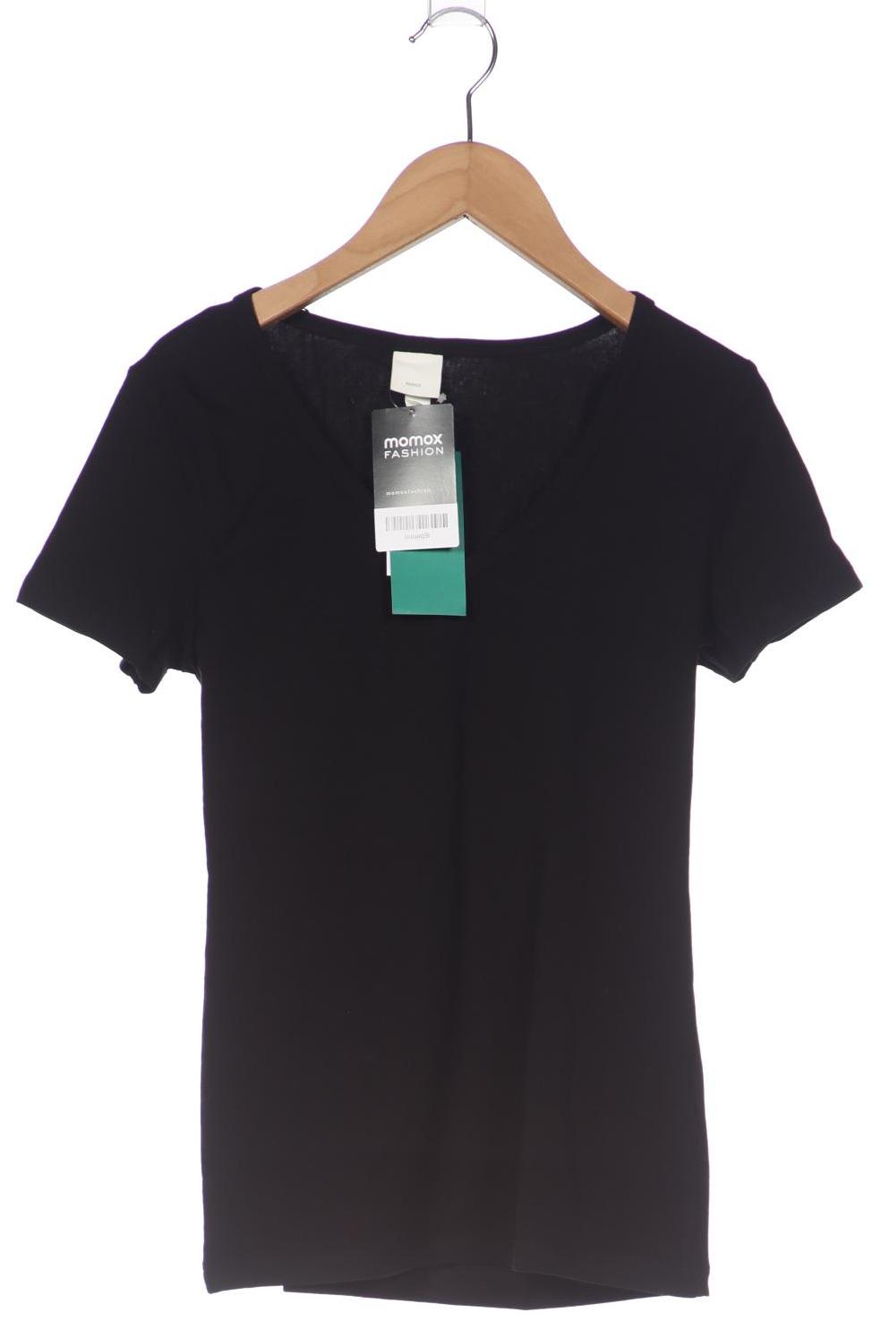 

H&M Damen T-Shirt, schwarz, Gr. 36