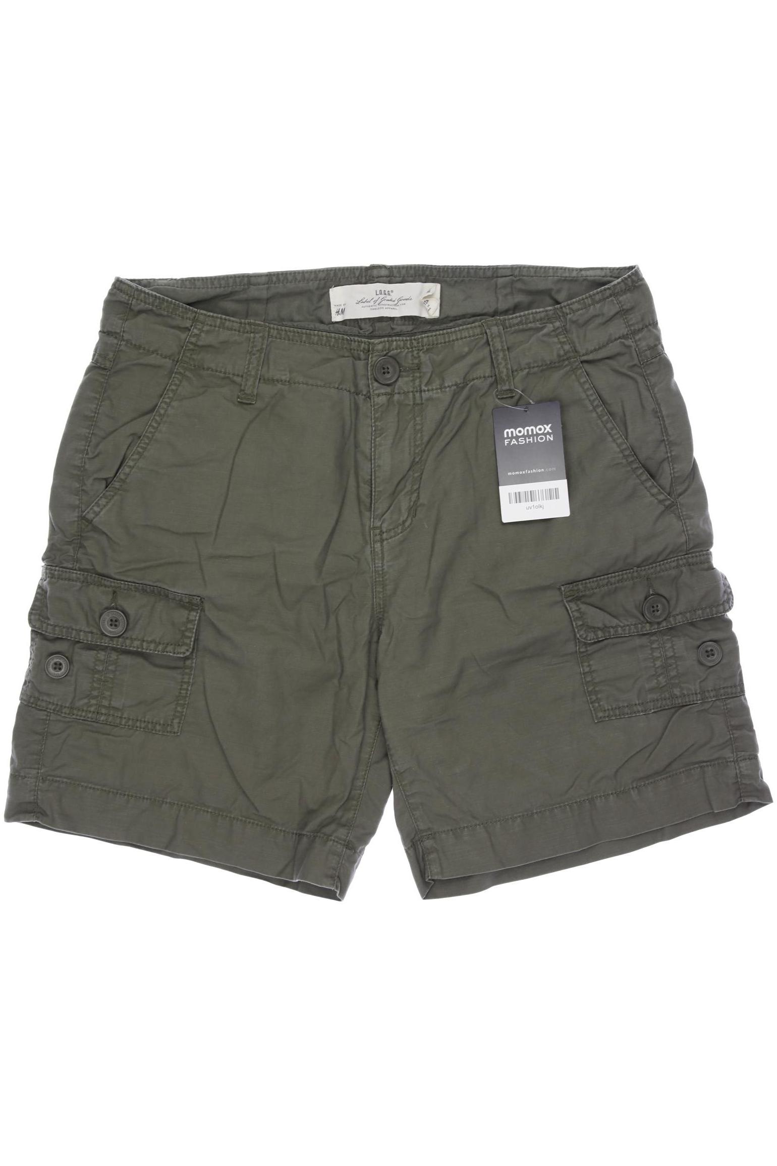 

H&M Damen Shorts, grün, Gr. 38