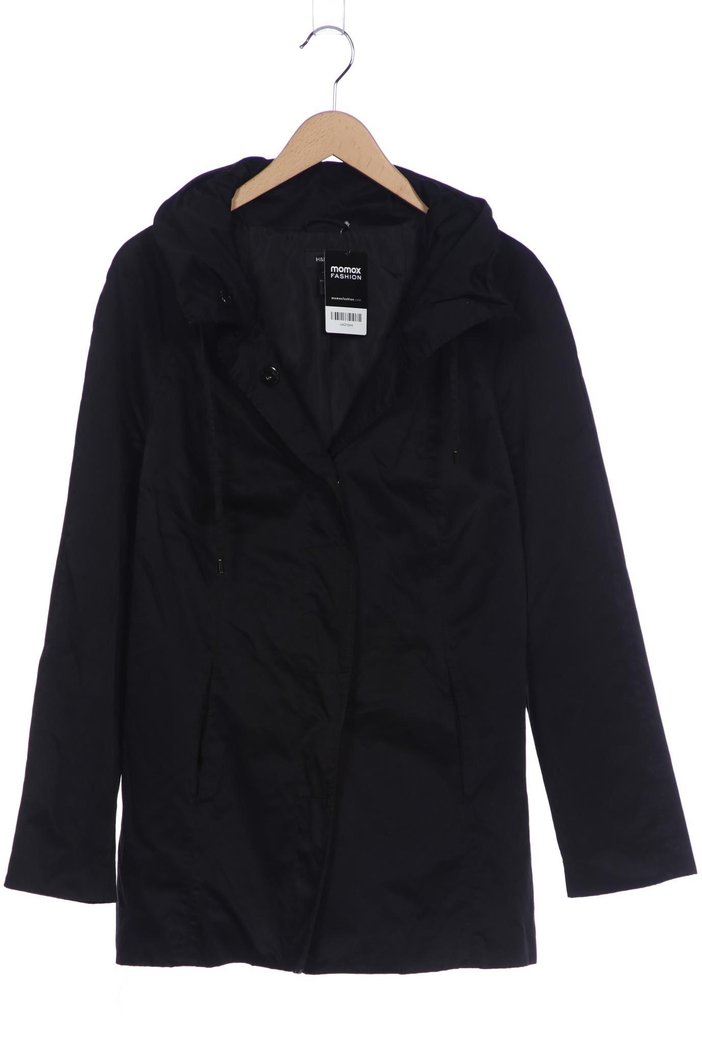 

H&M Damen Mantel, schwarz, Gr. 46