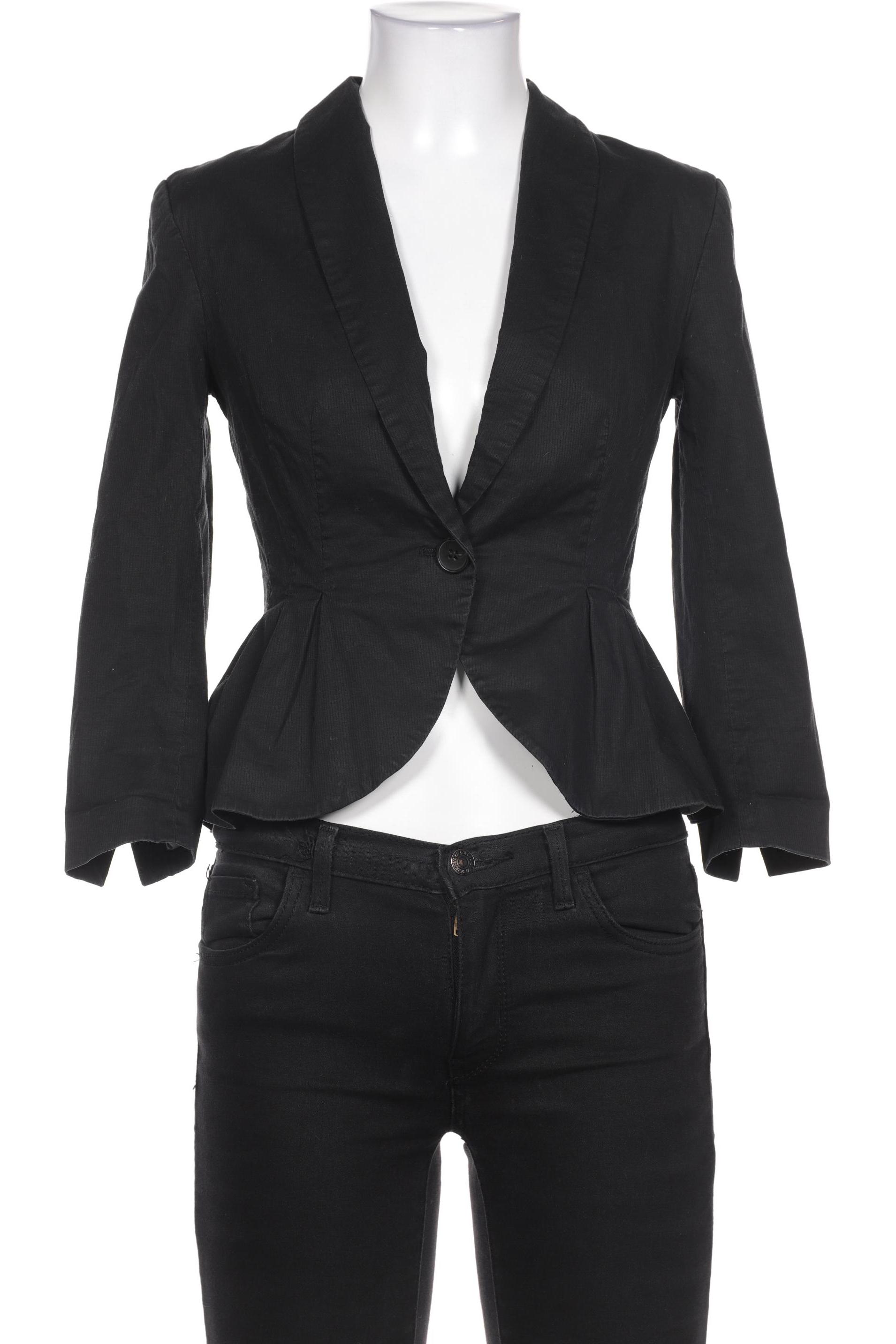 

H&M Damen Blazer, schwarz, Gr. 34