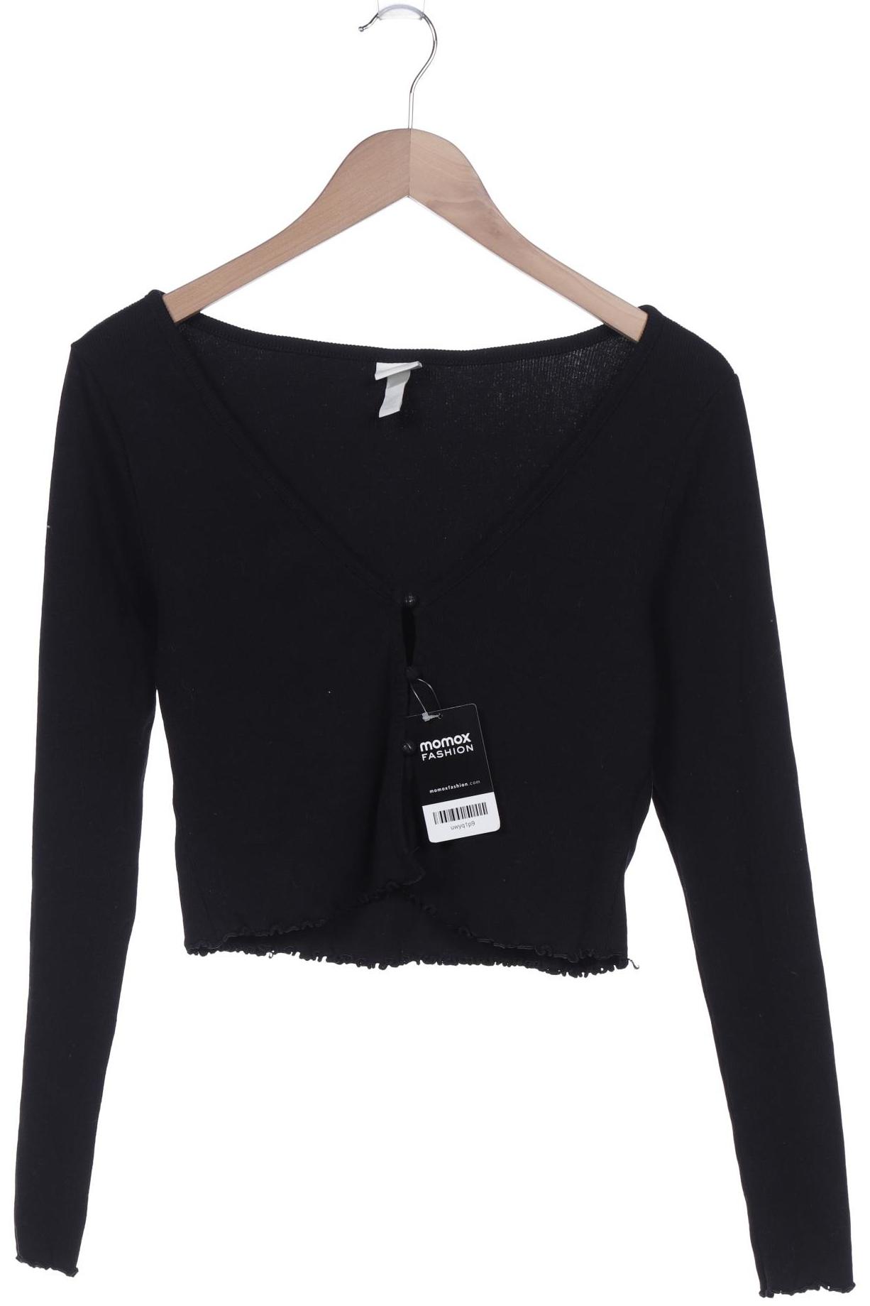 

H&M Damen Strickjacke, schwarz, Gr. 38