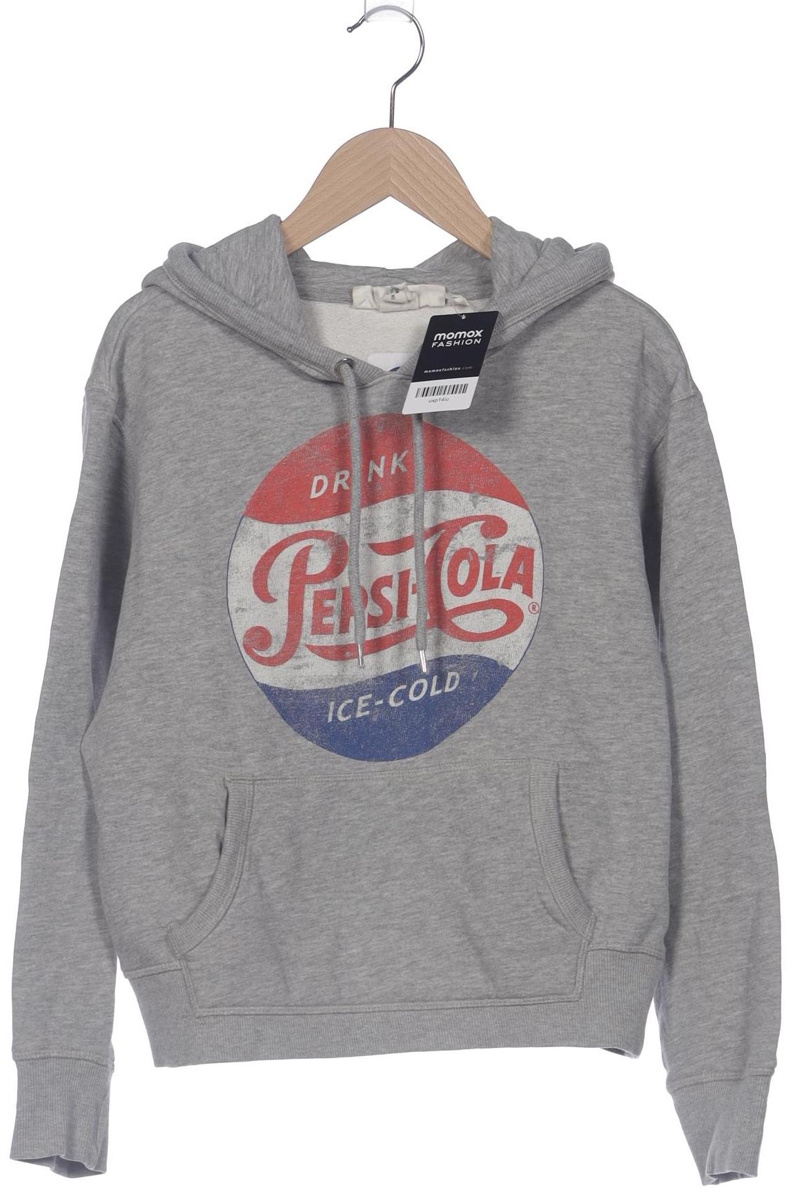 

H&M Damen Kapuzenpullover, grau, Gr. 36