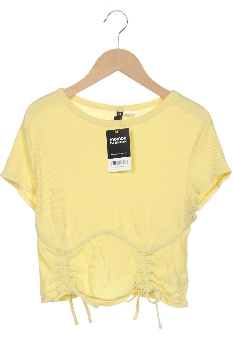 

H&M Damen T-Shirt, gelb, Gr. 38