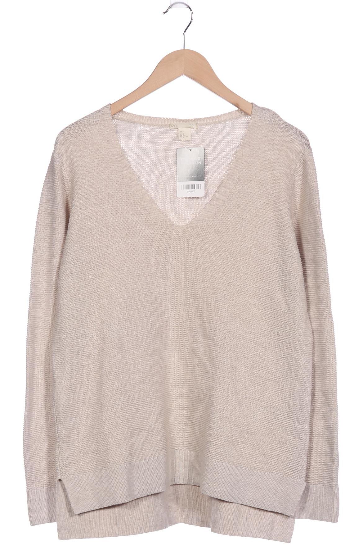 

H&M Damen Pullover, cremeweiß, Gr. 38