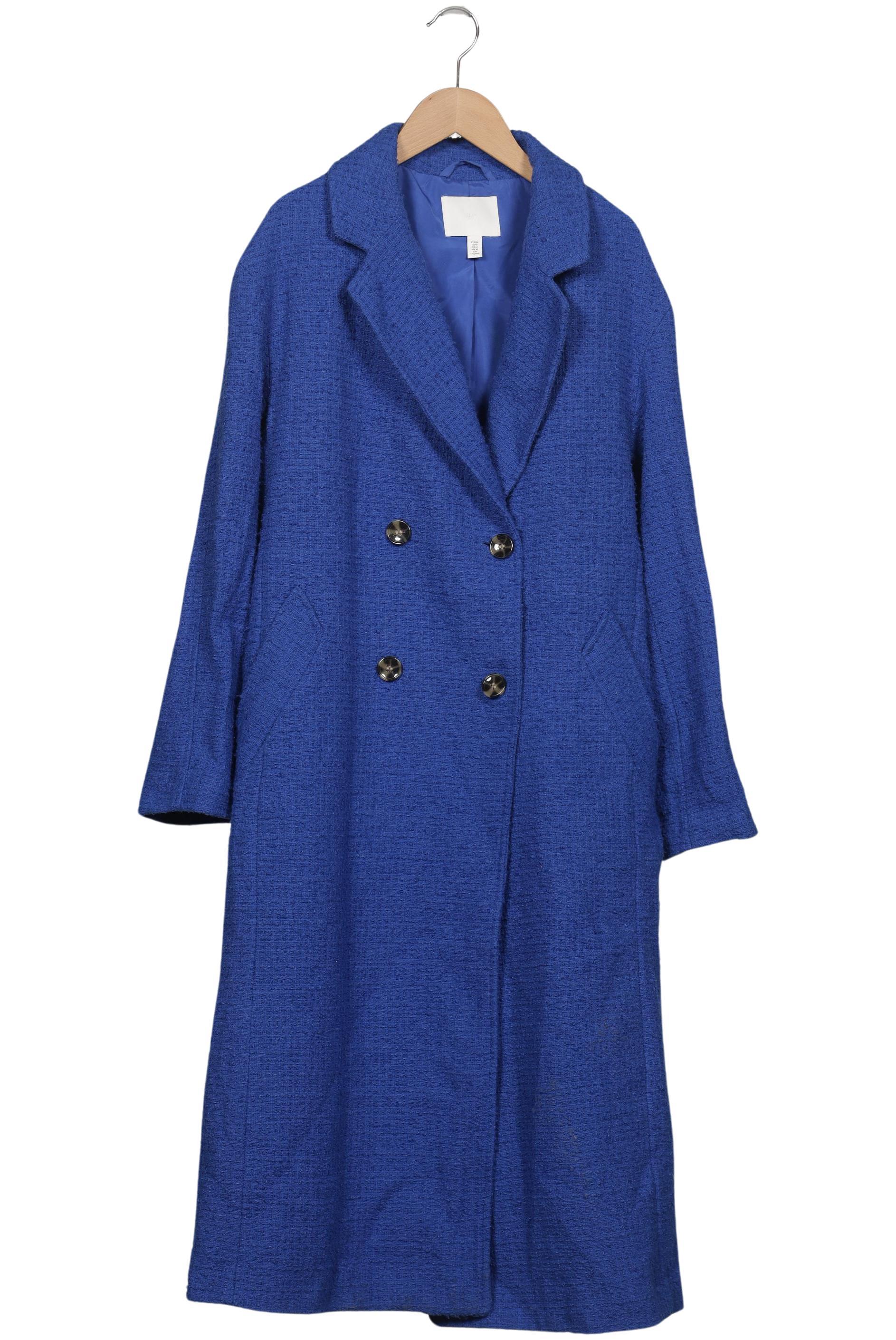 

H&M Damen Mantel, blau, Gr. 38