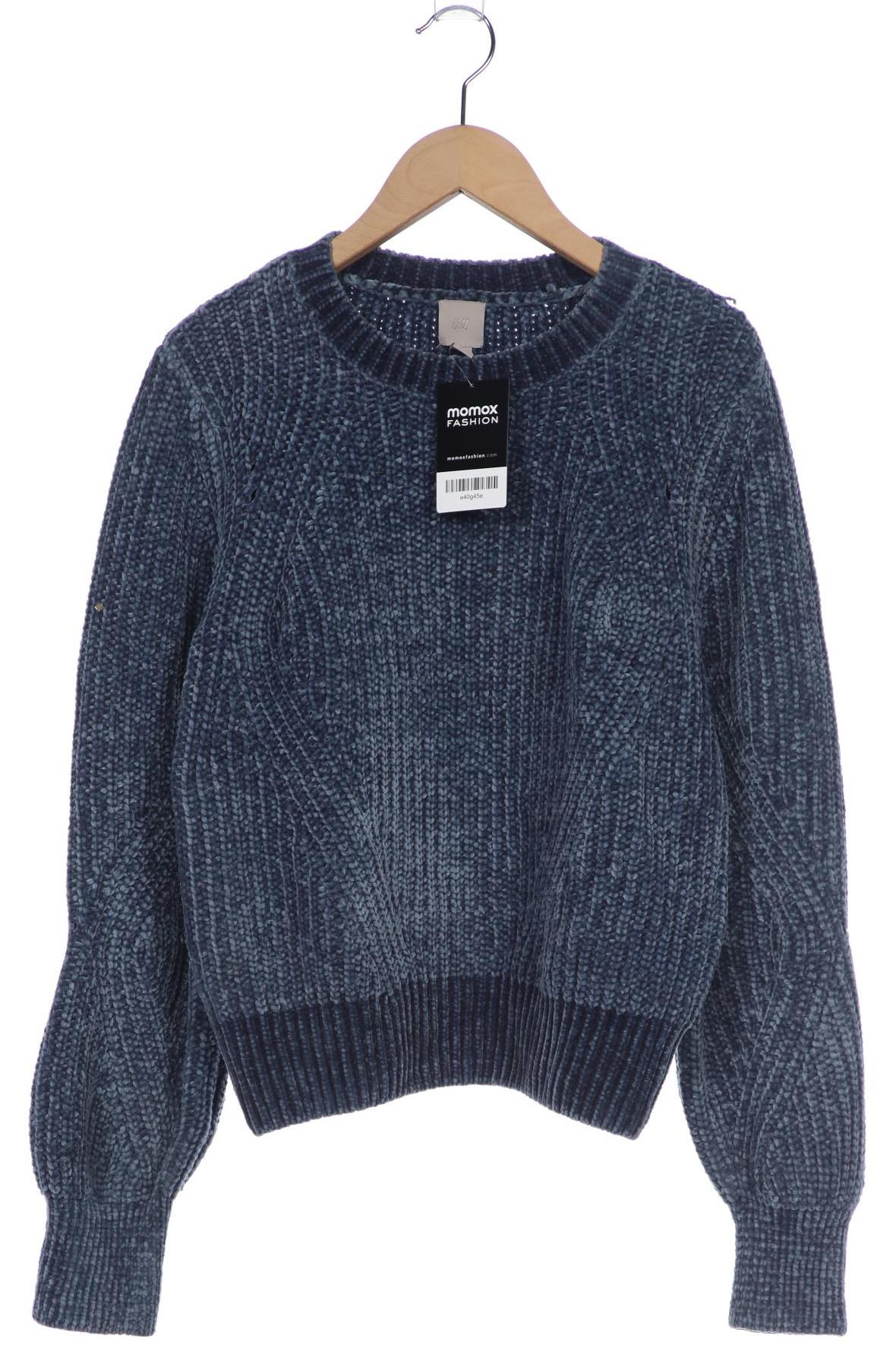 

H&M Damen Pullover, blau, Gr. 34