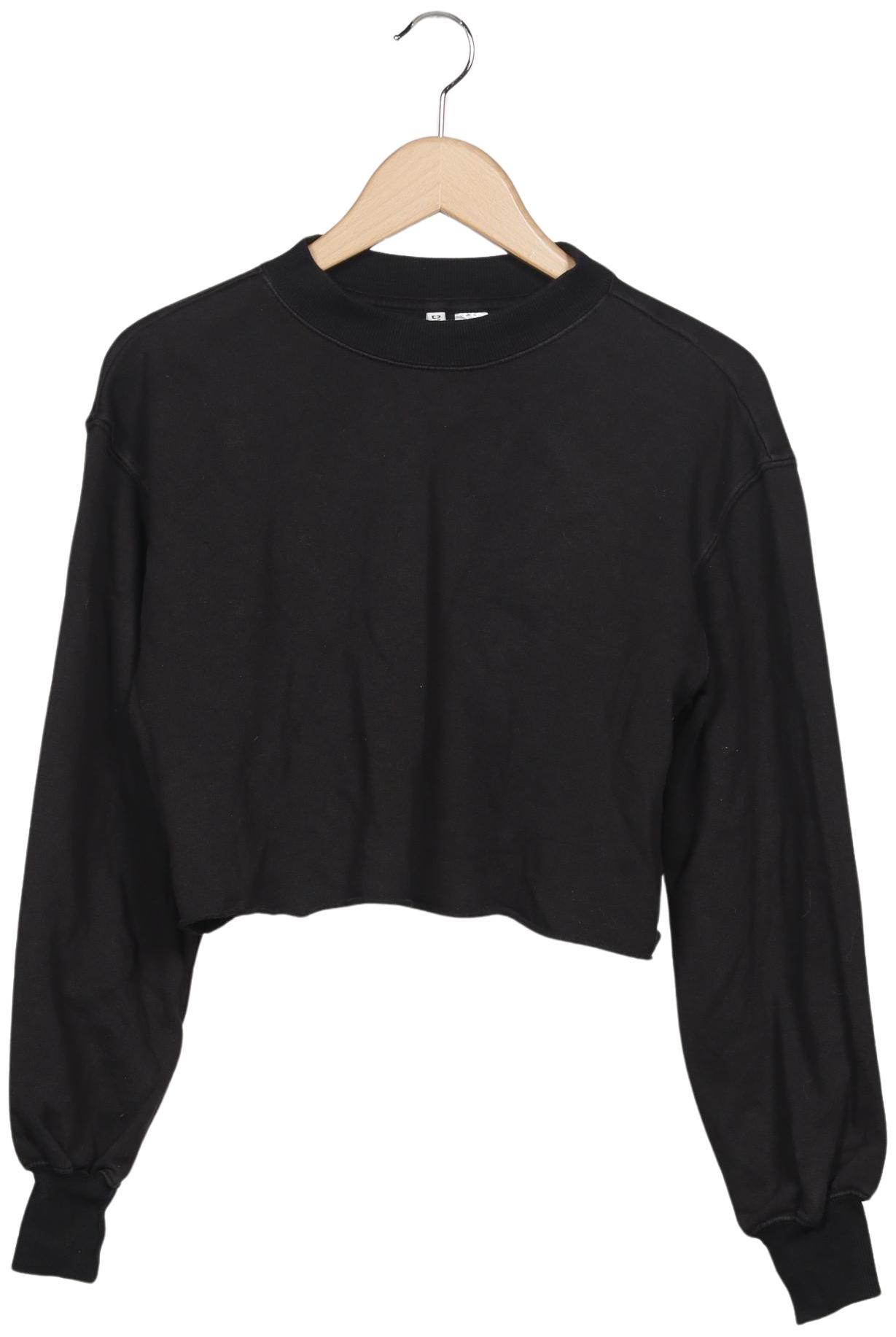 

H&M Damen Sweatshirt, schwarz, Gr. 38