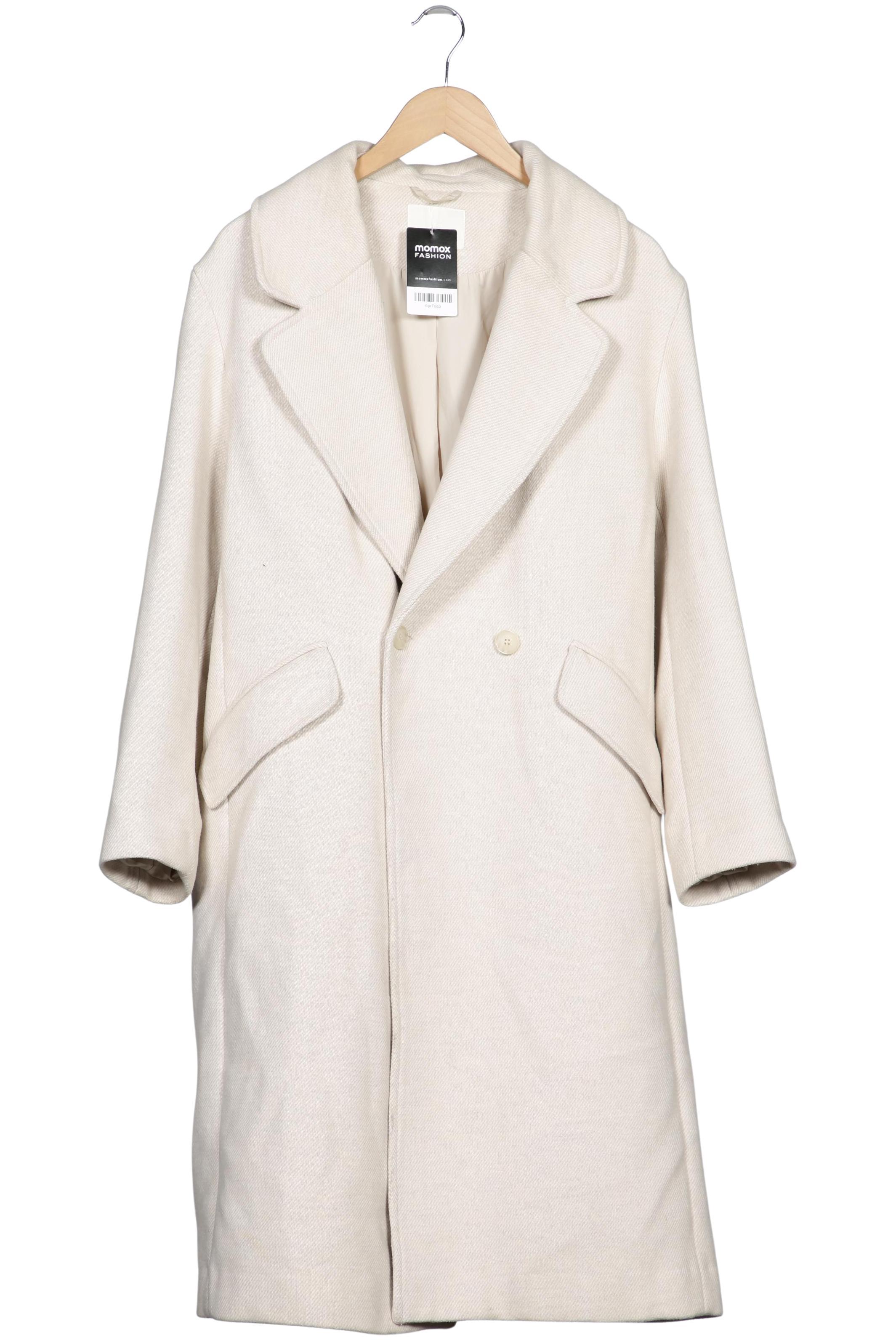 

H&M Damen Mantel, cremeweiß, Gr. 42