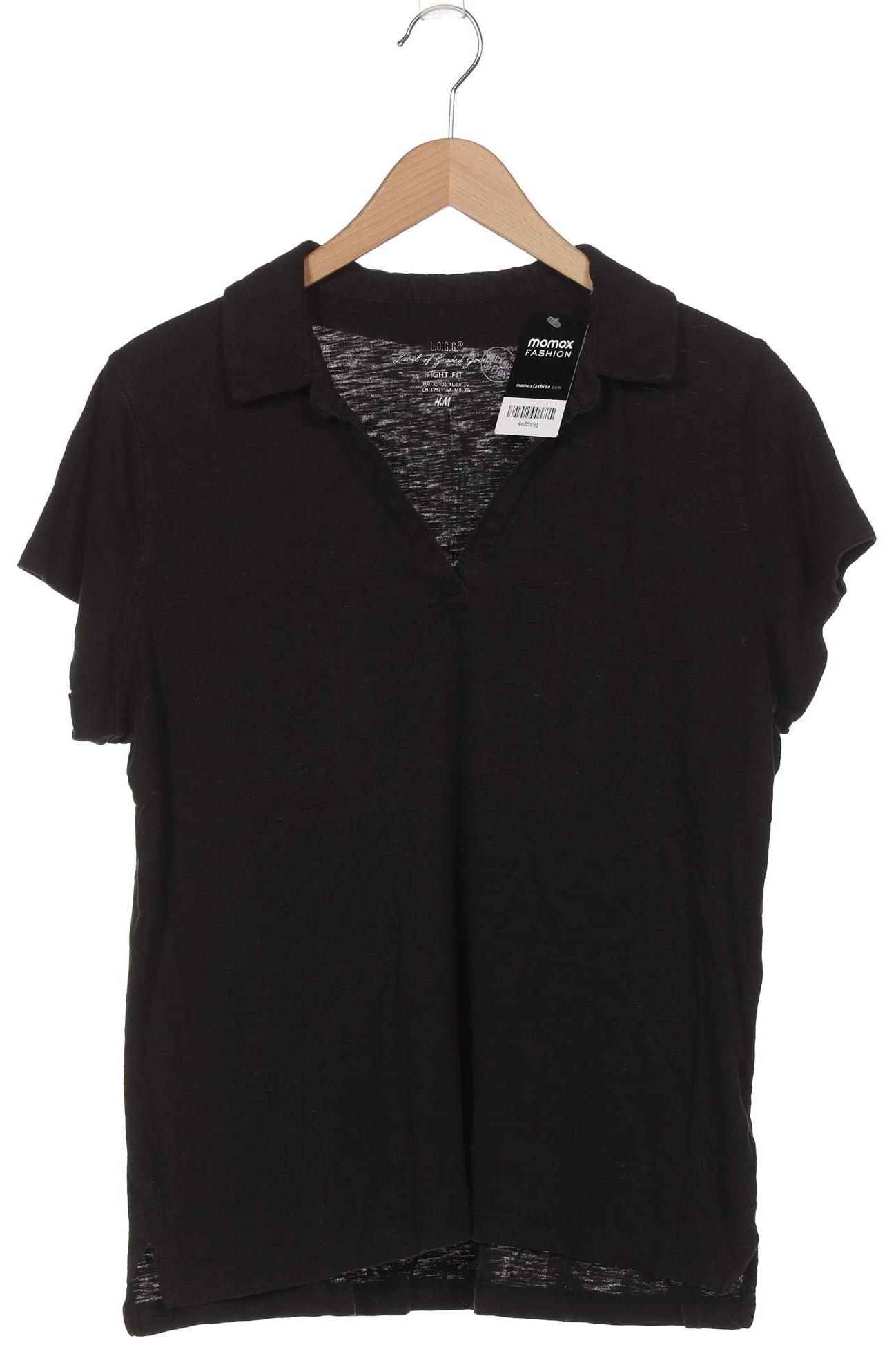 

H&M Damen T-Shirt, schwarz, Gr. 44