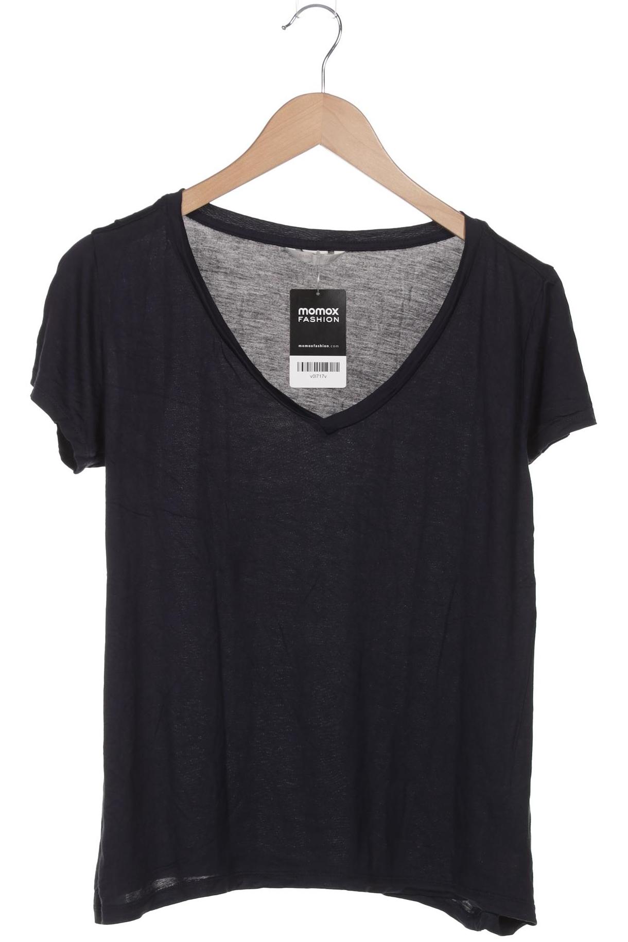 

H&M Damen T-Shirt, marineblau, Gr. 38