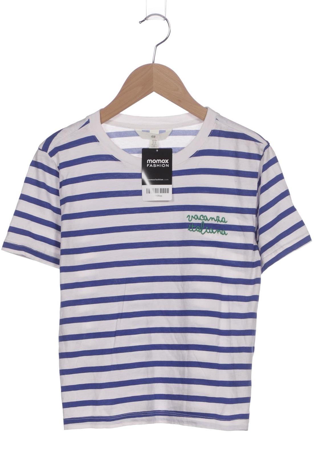 

H&M Damen T-Shirt, blau, Gr. 34
