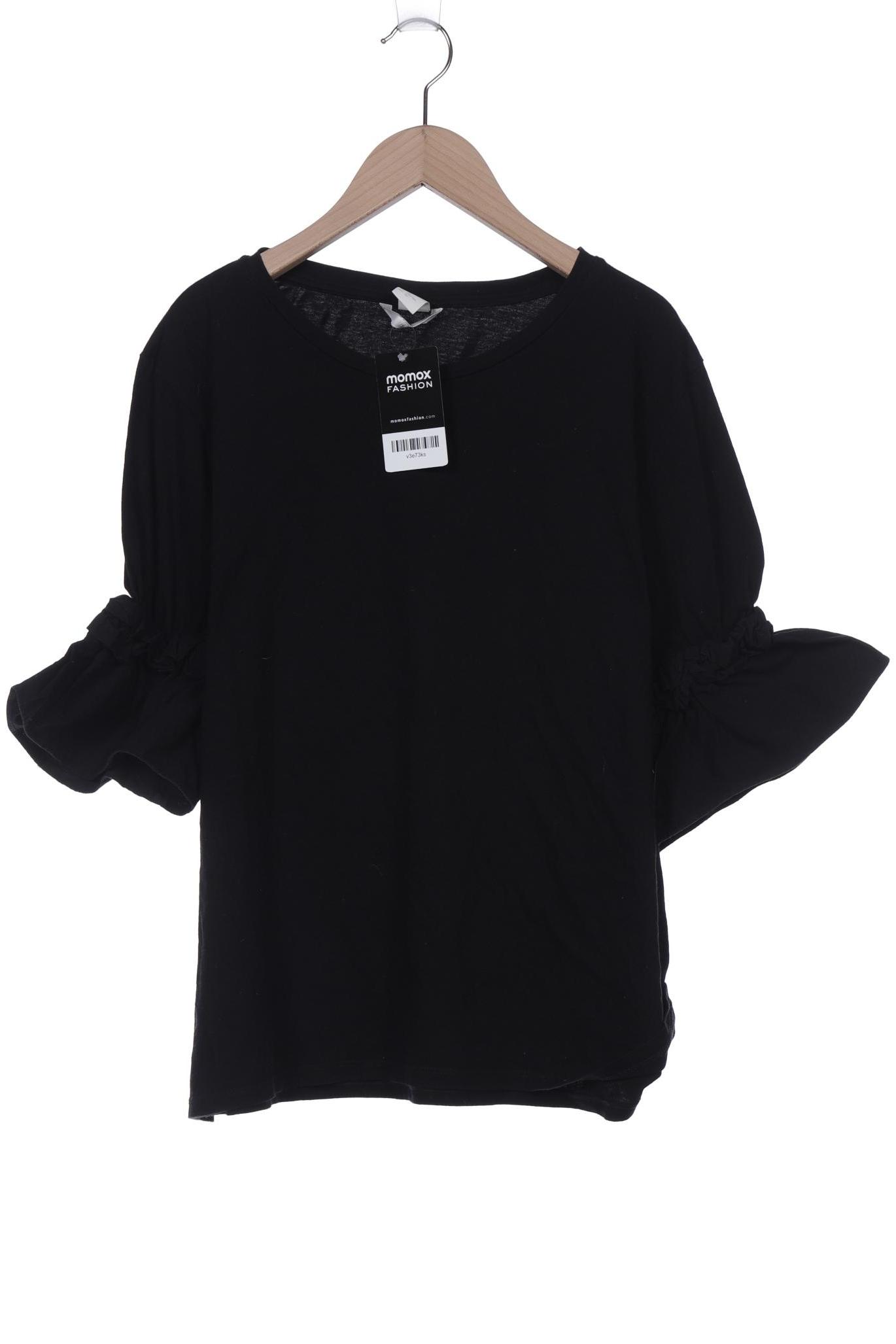 

H&M Damen T-Shirt, schwarz, Gr. 44