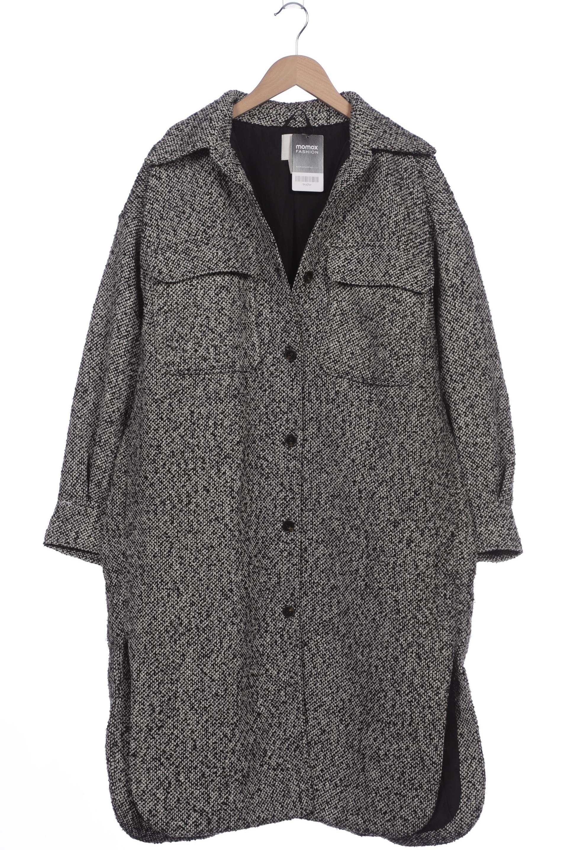 

H&M Damen Mantel, schwarz, Gr. 42