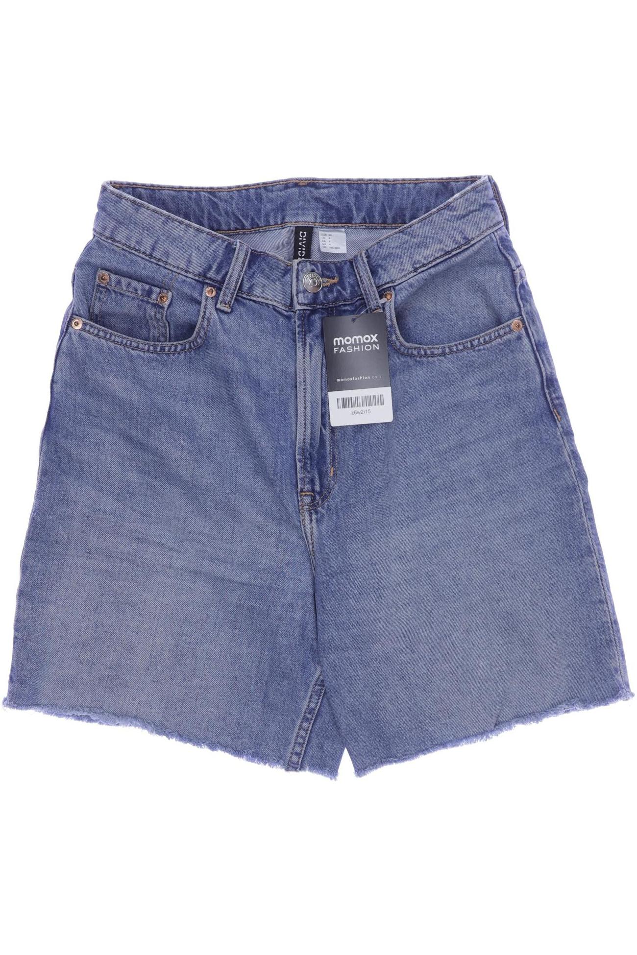 

H&M Damen Shorts, blau, Gr. 36