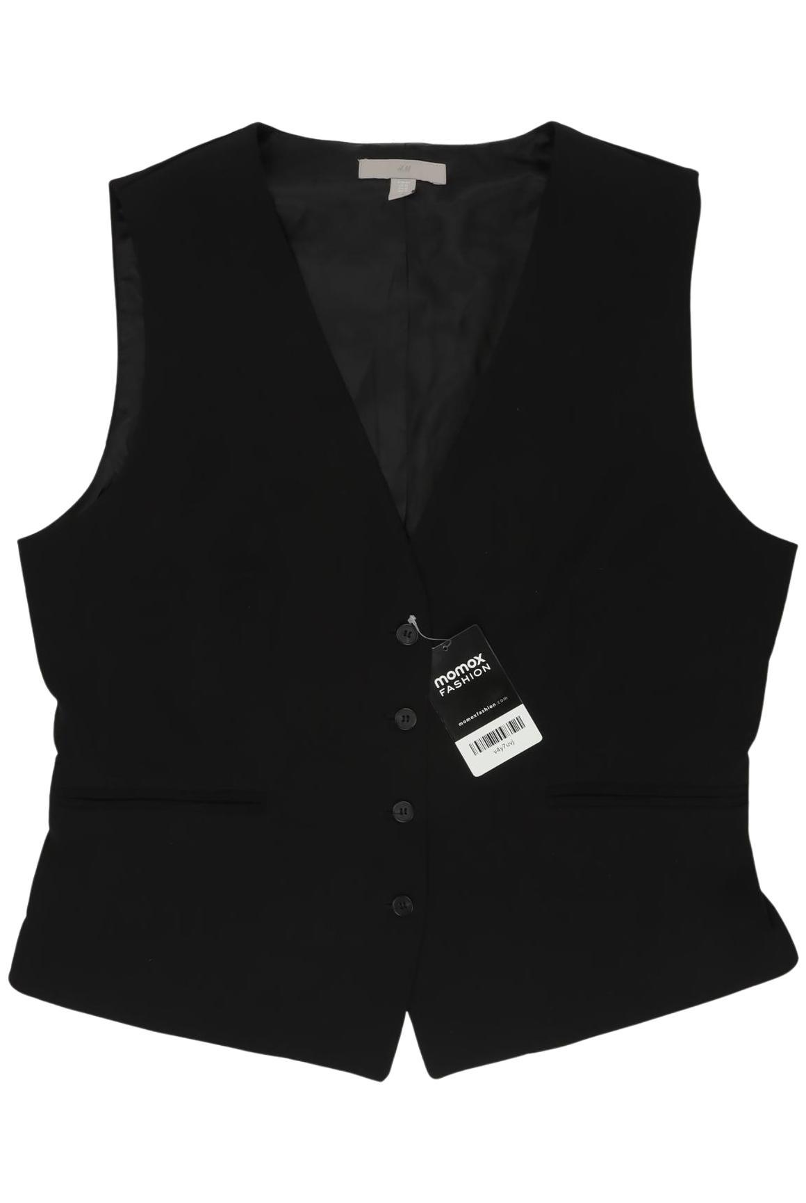 

H&M Damen Weste, schwarz, Gr. 44