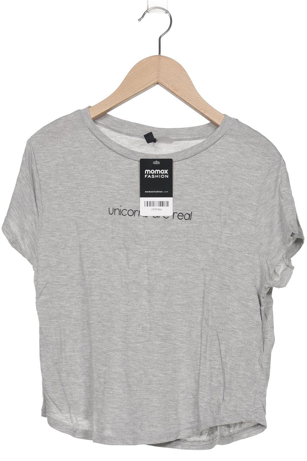 

H&M Damen T-Shirt, grau, Gr. 36