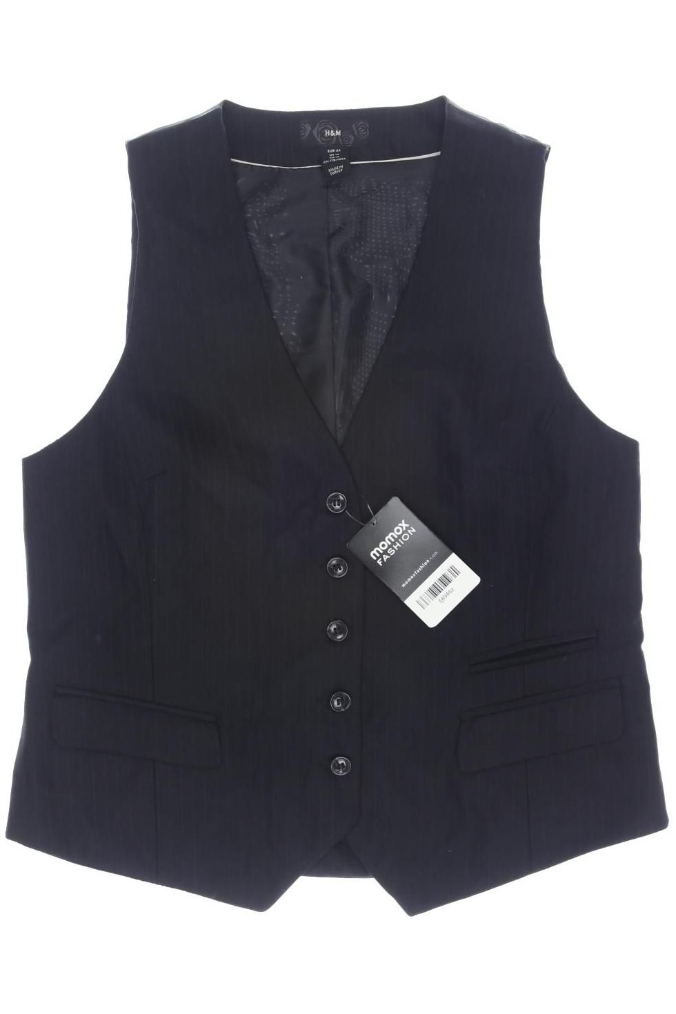 

H&M Damen Weste, schwarz, Gr. 44