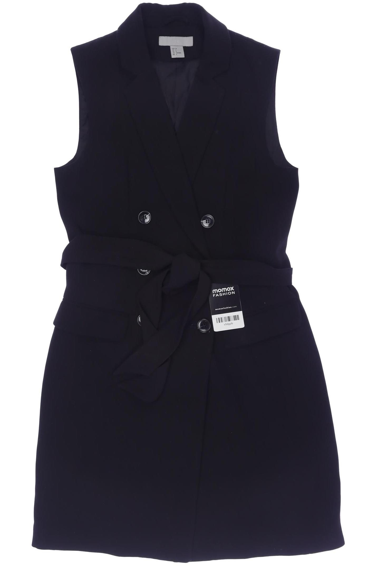 

H&M Damen Weste, schwarz, Gr. 34