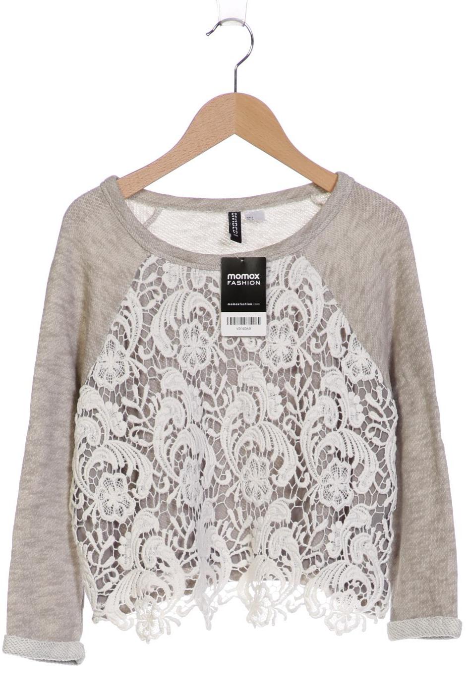 

H&M Damen Sweatshirt, grau, Gr. 36