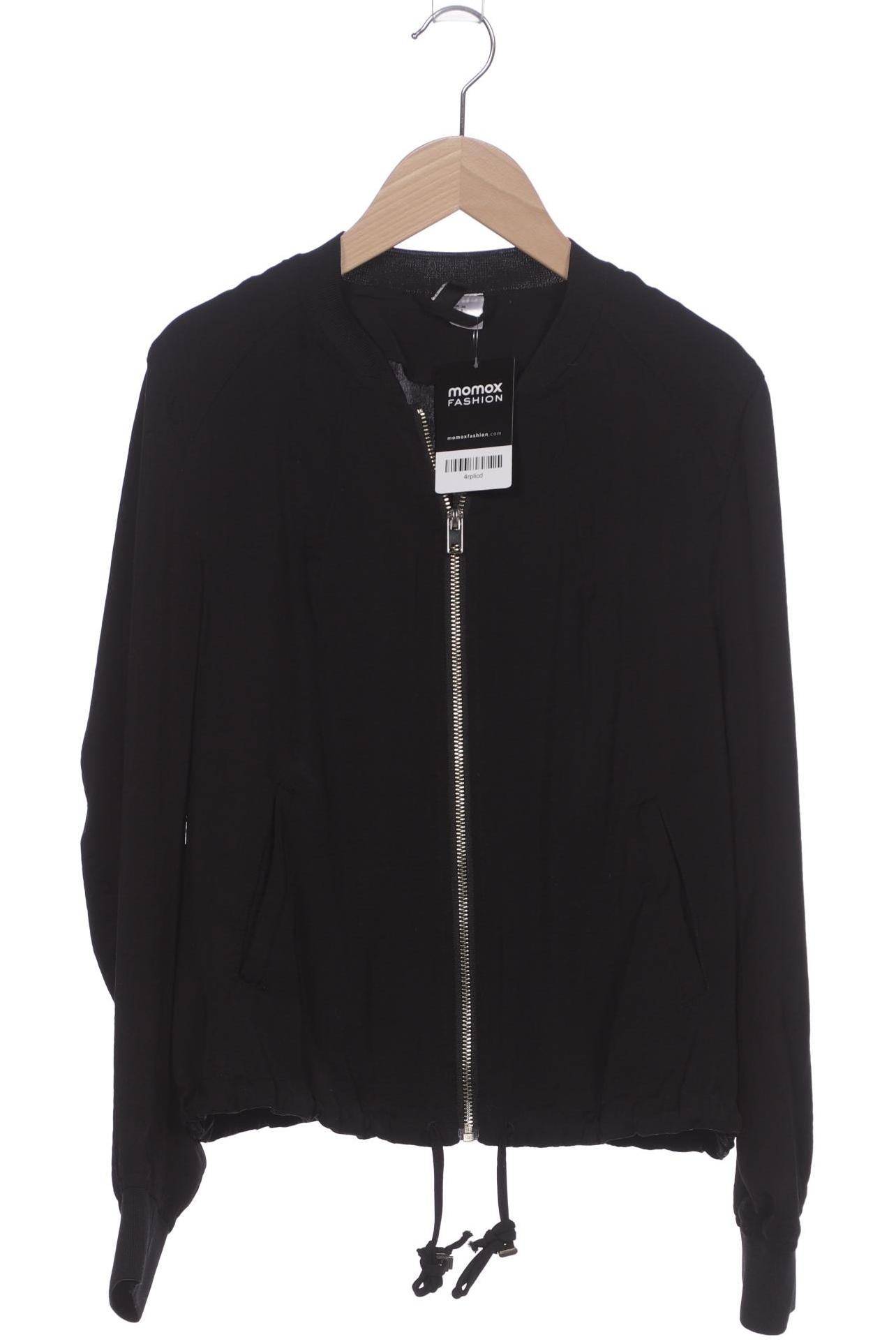 

H&M Damen Jacke, schwarz, Gr. 38