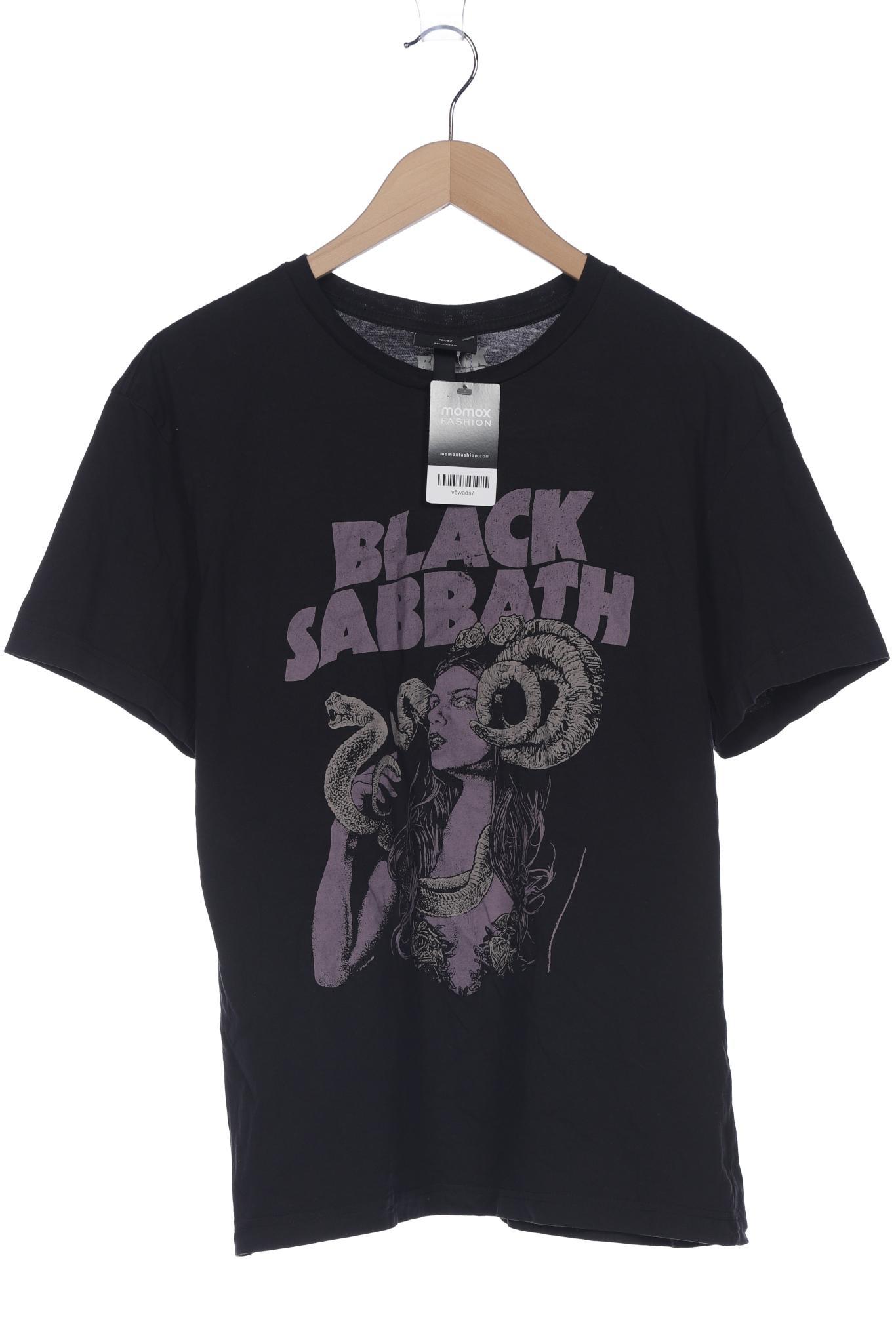 

H&M Damen T-Shirt, schwarz