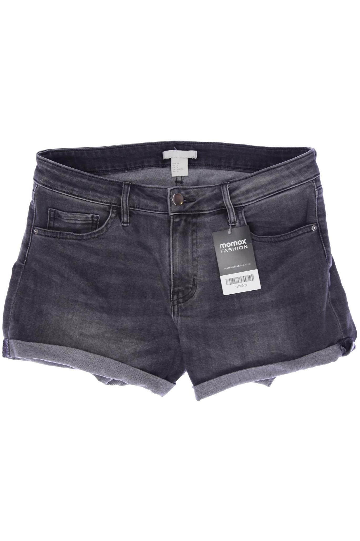 

H&M Damen Shorts, grau, Gr. 38