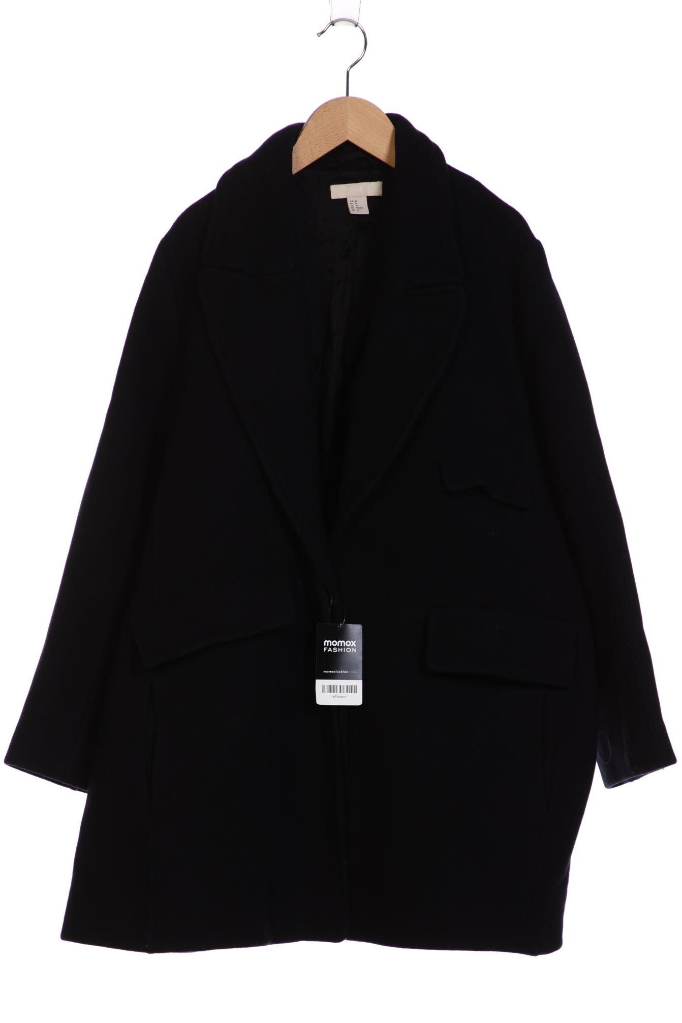 

H&M Damen Mantel, schwarz, Gr. 40