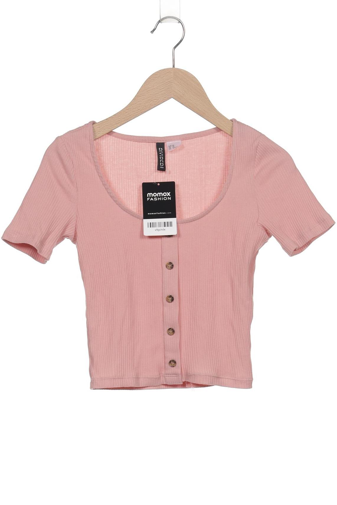 

H&M Damen T-Shirt, pink, Gr. 34