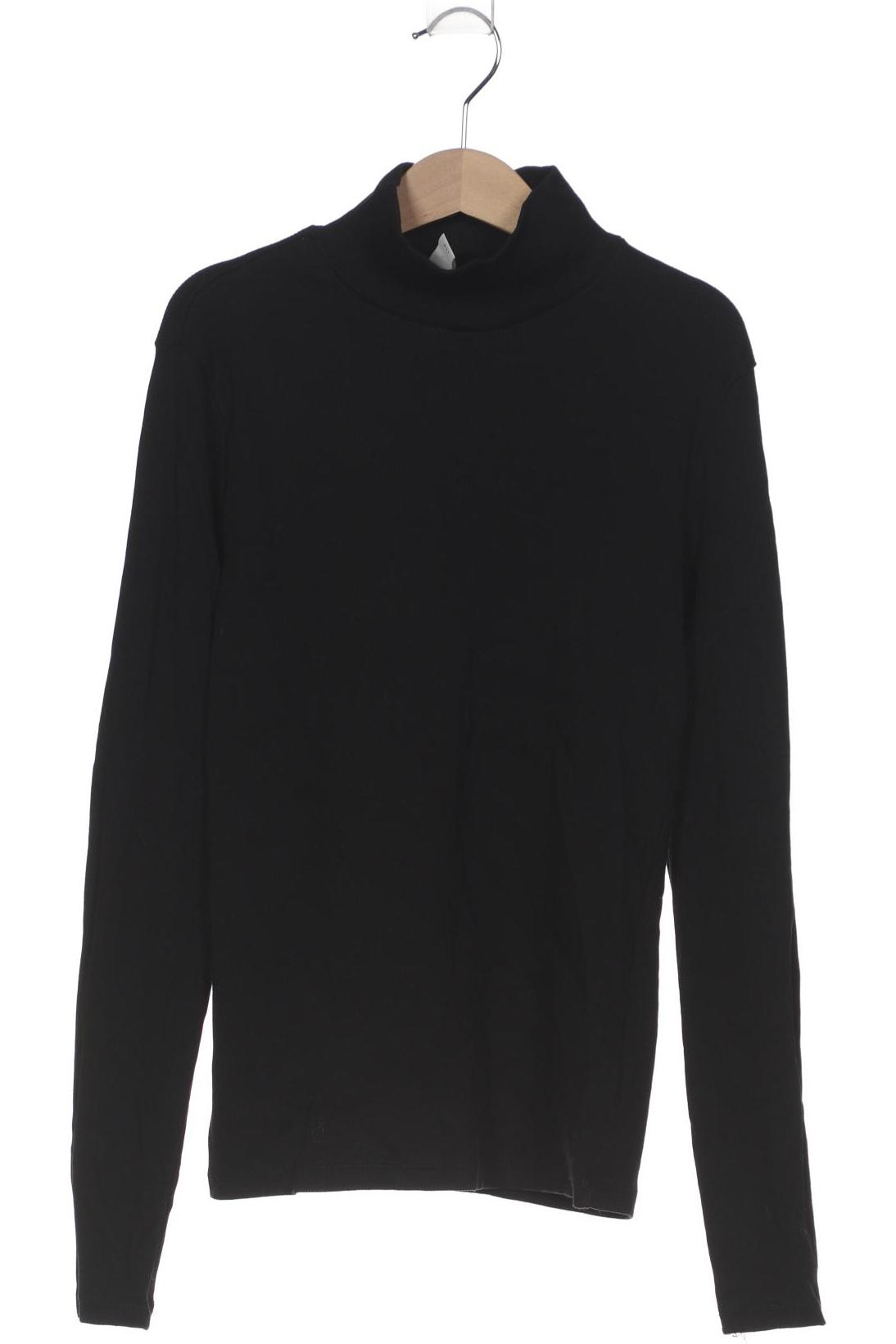 

H&M Damen Langarmshirt, schwarz, Gr. 36