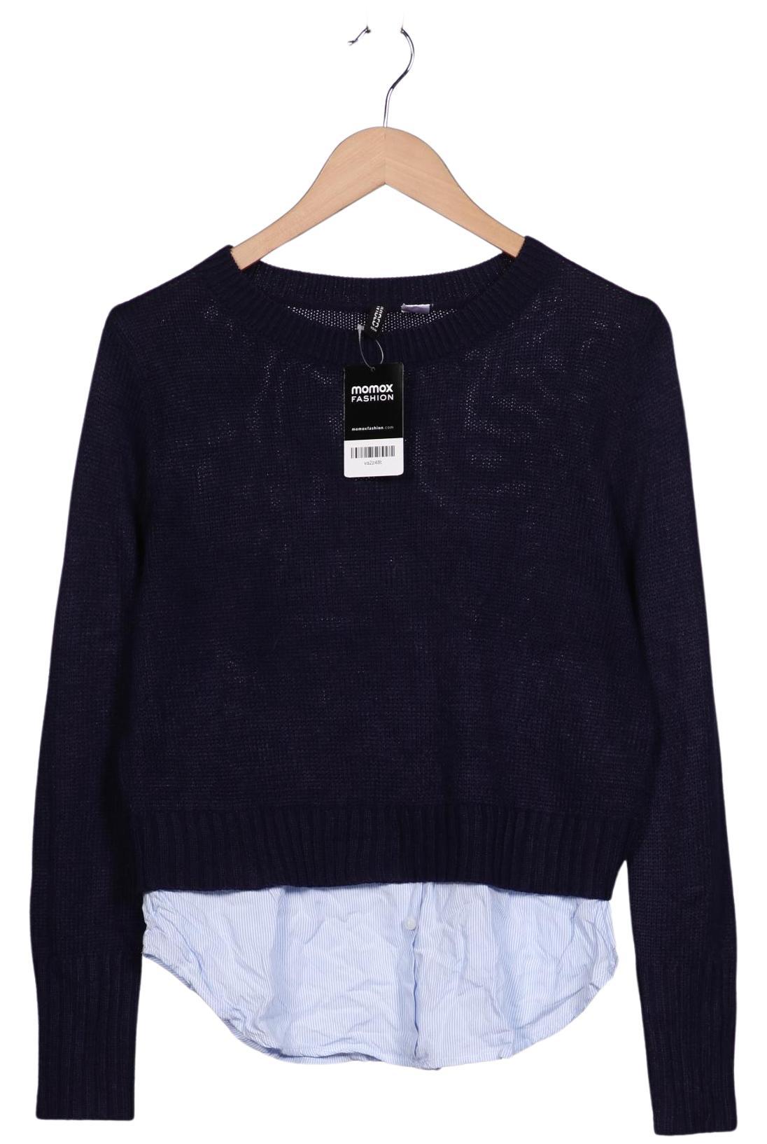 

H&M Damen Pullover, marineblau, Gr. 36
