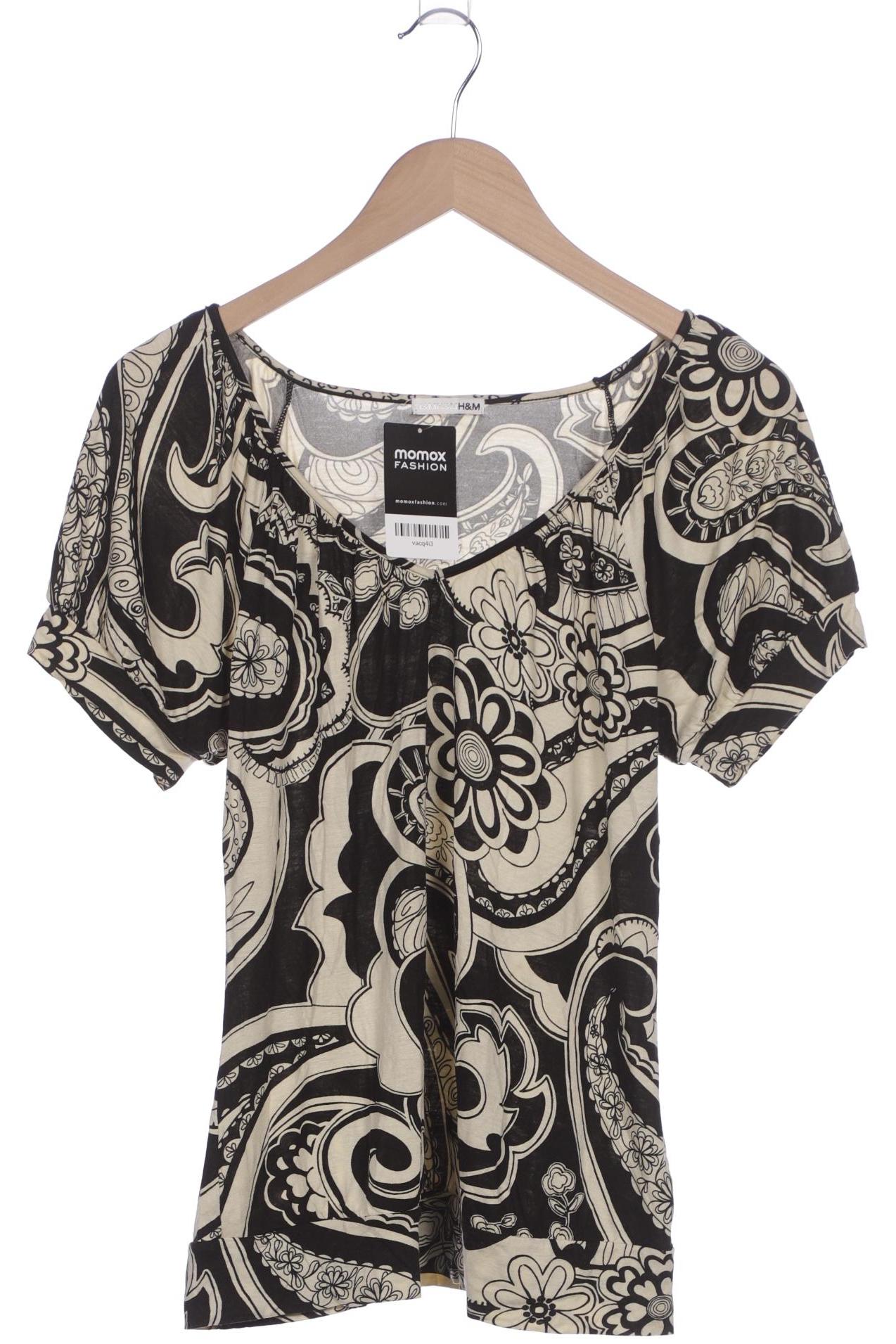 

H&M Damen T-Shirt, schwarz, Gr. 38